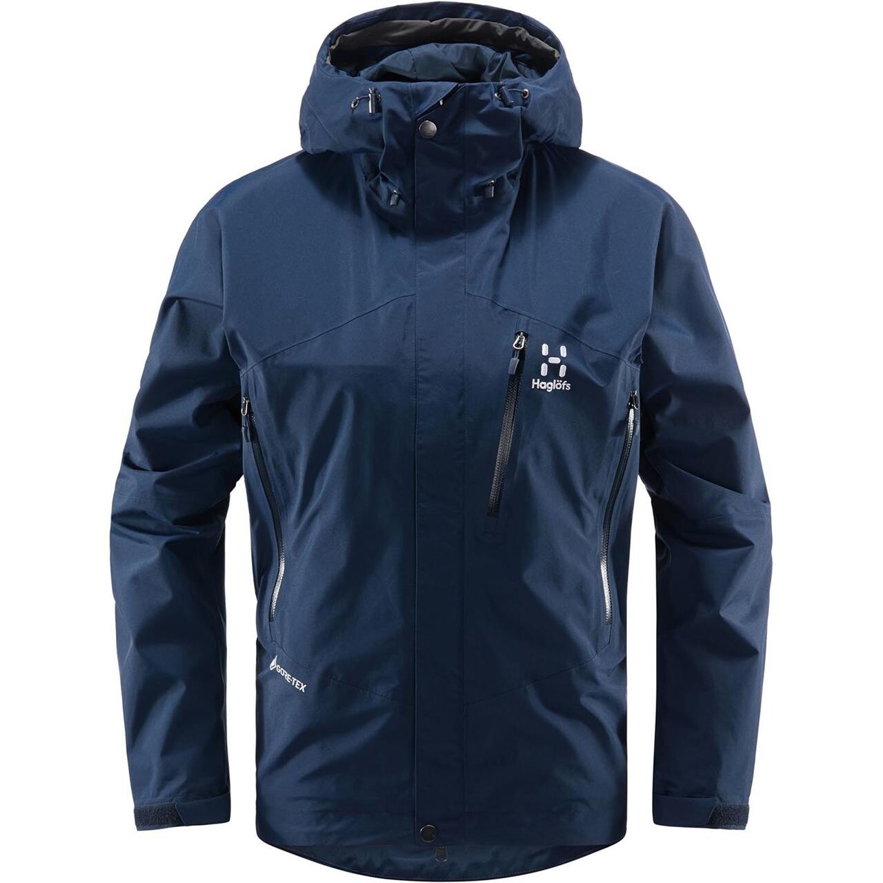 Se Haglöfs Womens Astral GTX Jacket (Blå (TARN BLUE) Small) hos Friluftsland.dk