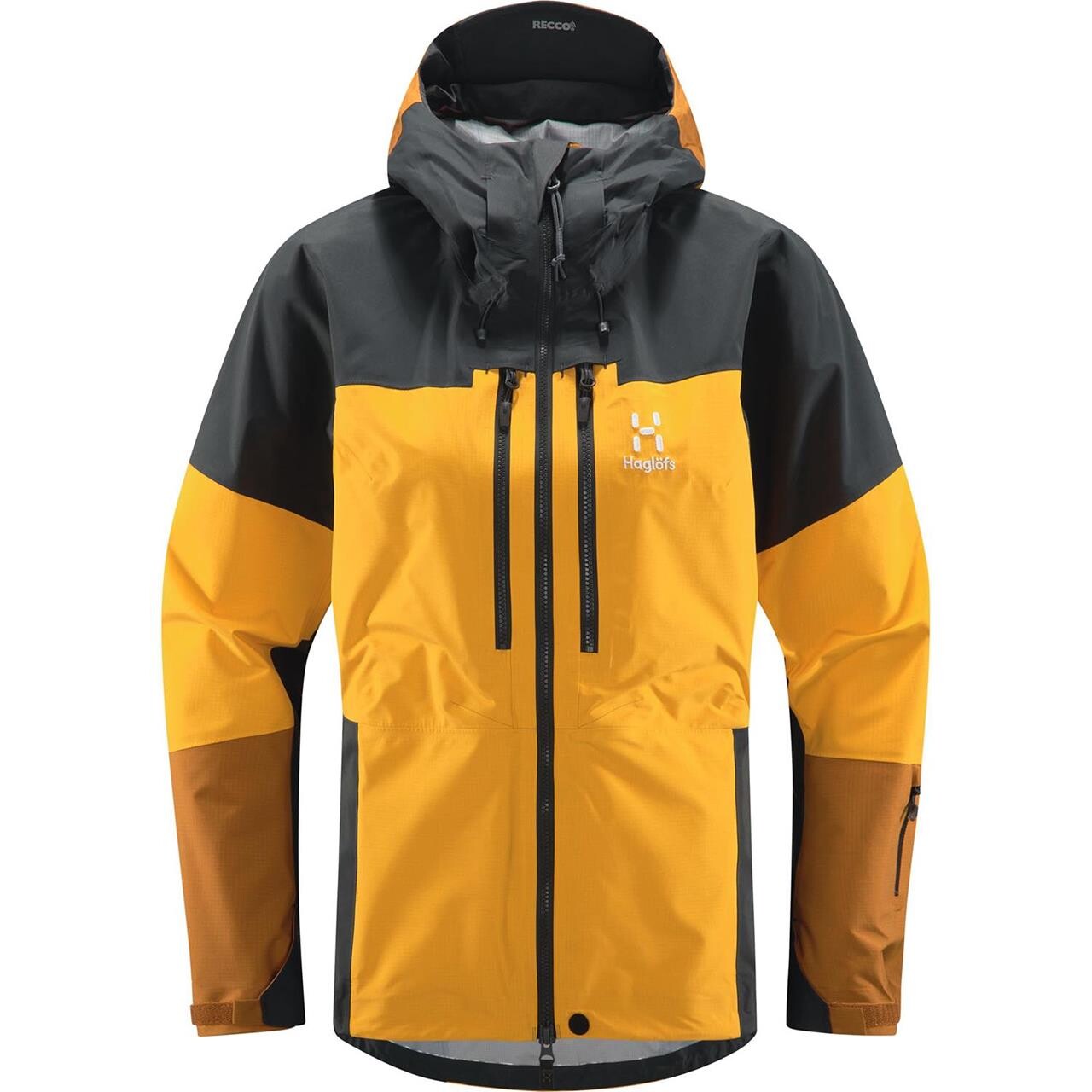 Womens Spitz Gtx Pro Jacket Gul Sunny Yellow Magnetite Small Fra Haglöfs