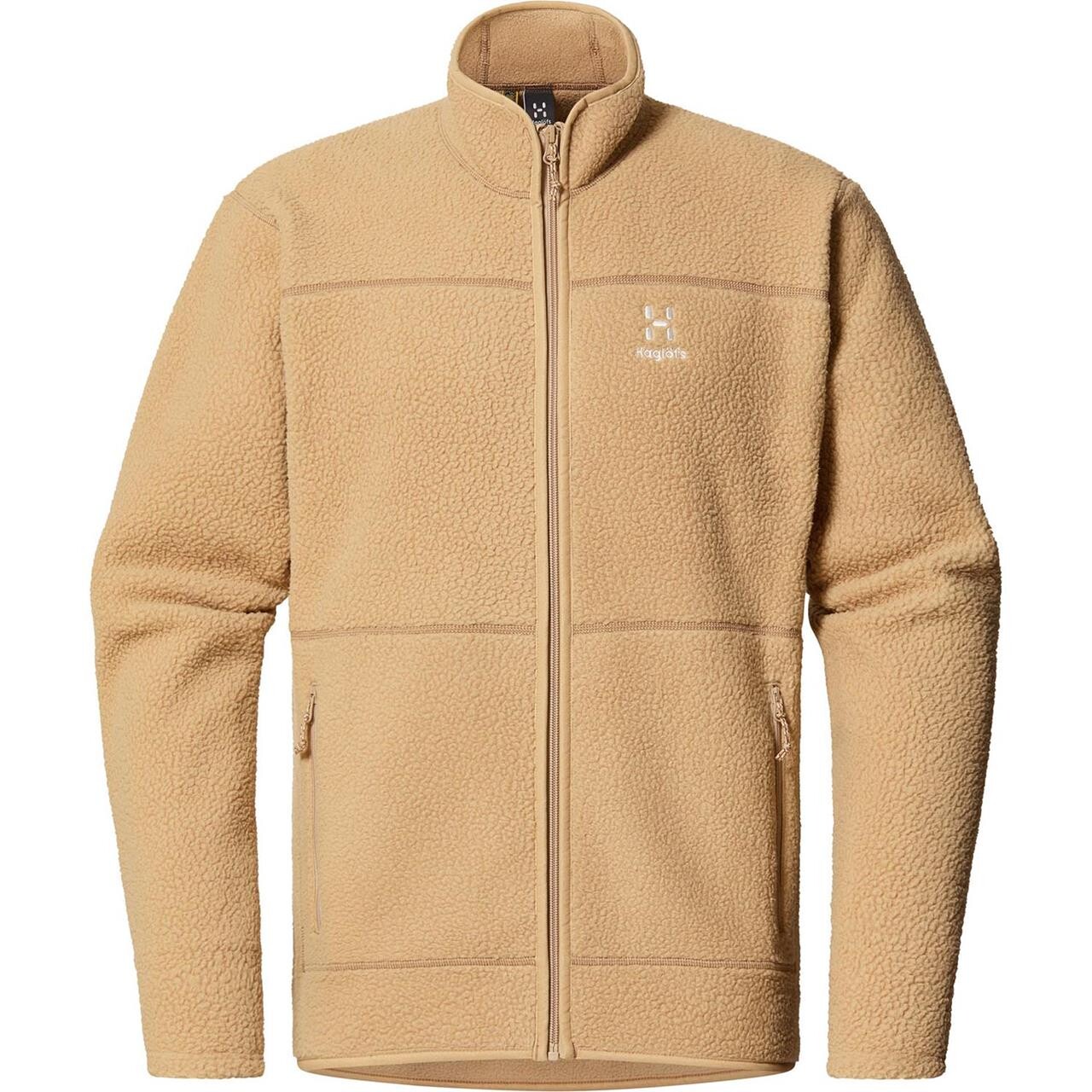 Se Haglöfs Mens Mossa Pile Jacket (Beige (SAND) X-large) hos Friluftsland.dk