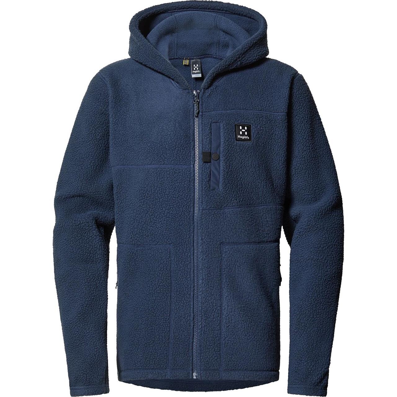 Se Haglöfs Mens Malung Pile Hood (Blå (TARN BLUE) Medium) hos Friluftsland.dk