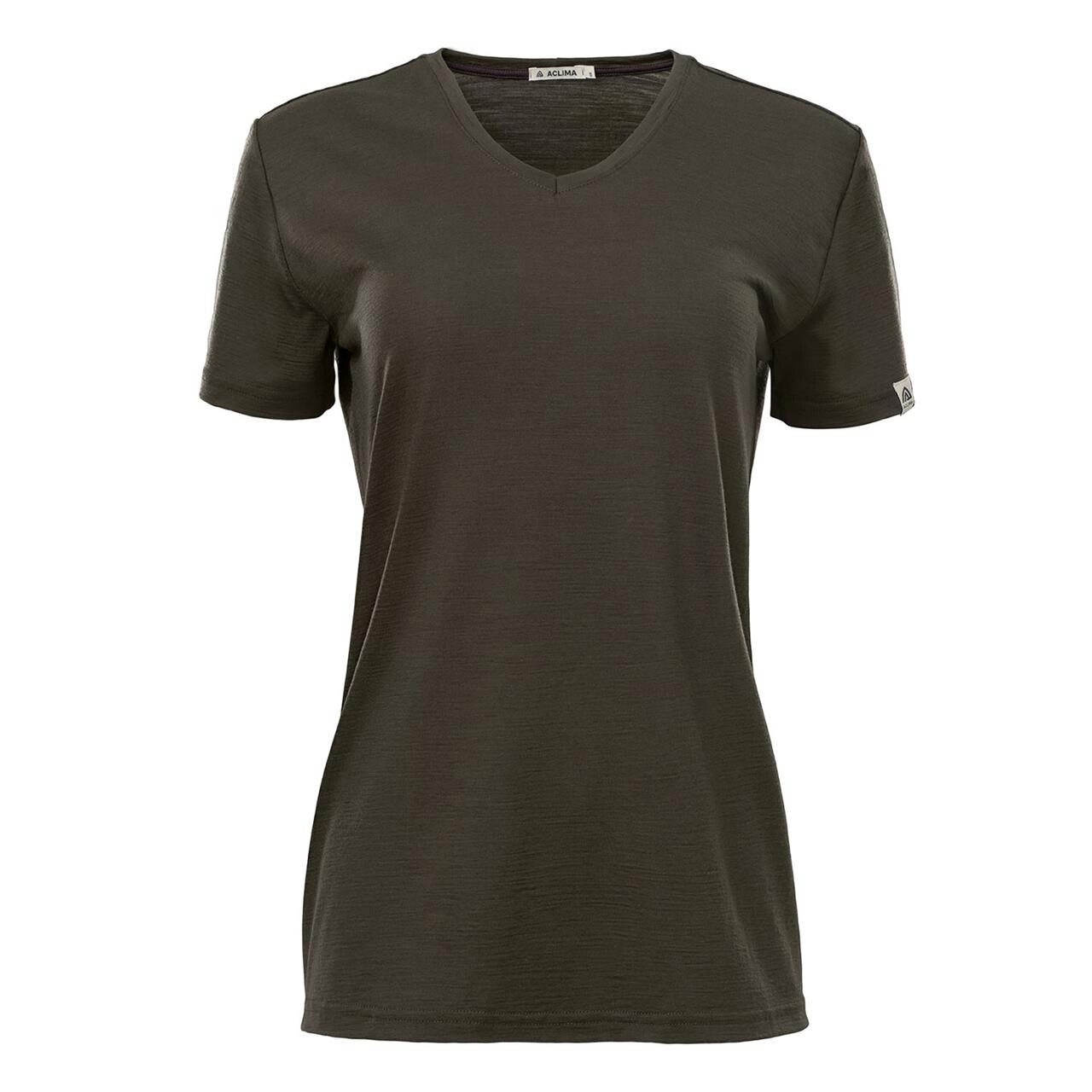 Aclima Womens Lightwool 180 Loose Fit Tee Grå Tarmac Xx Large