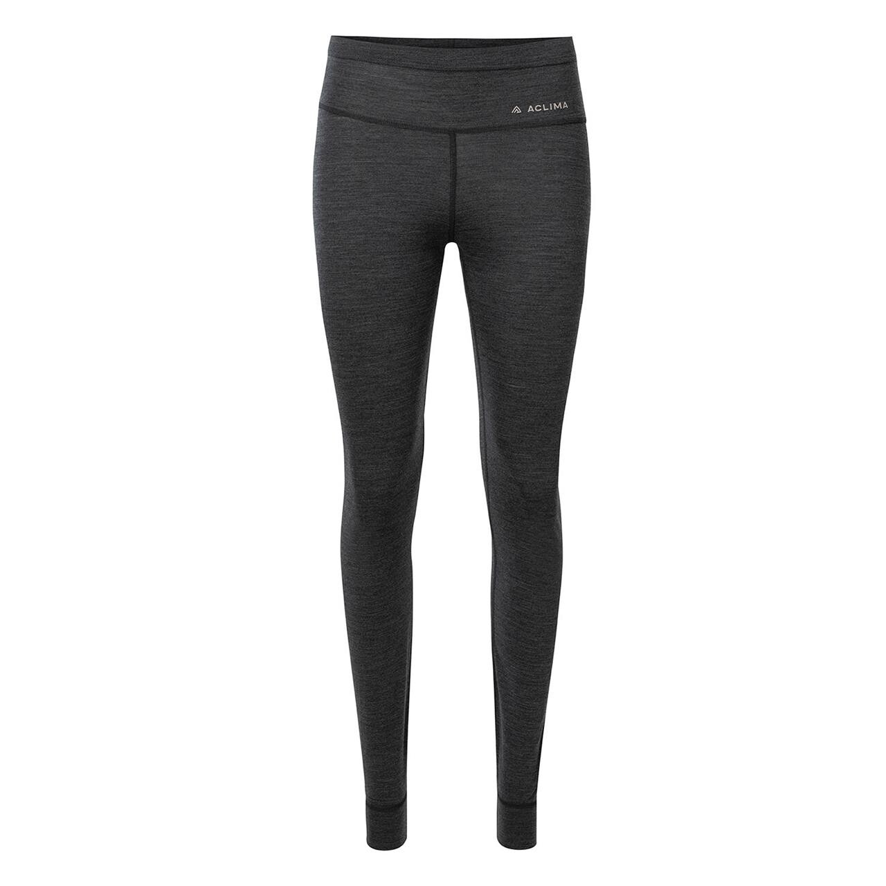 Aclima Womens LightWool 180 Longs (Grå (MARENGO) Small)