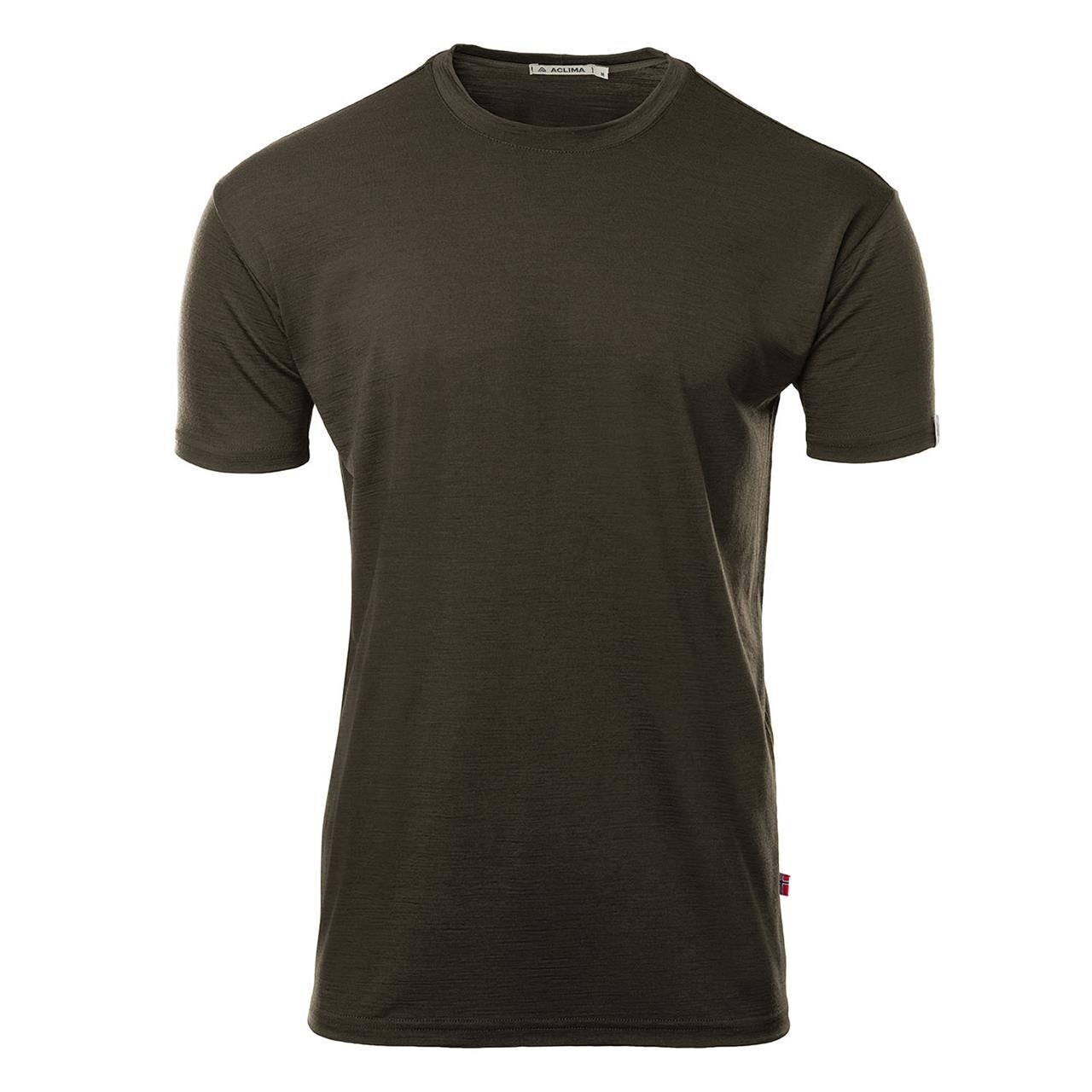 Aclima Mens Lightwool 180 Classic Tee Grå Tarmac Xx Large