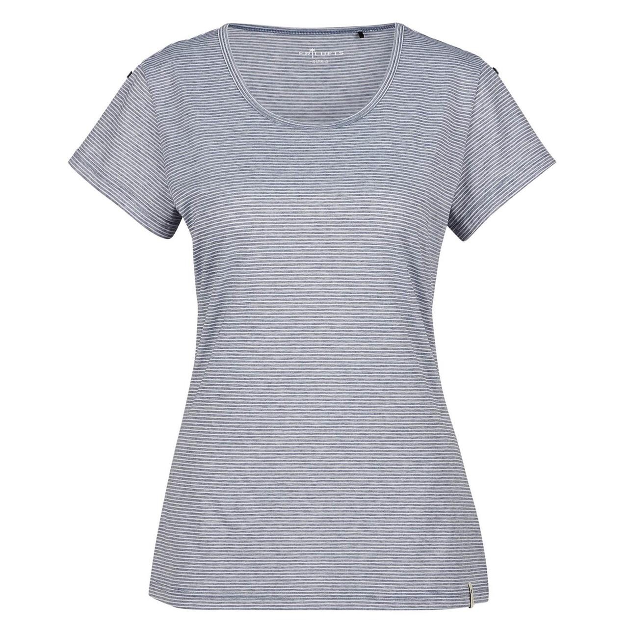 Frilufts Womens Moholt T Shirt Svart Ebony Striped