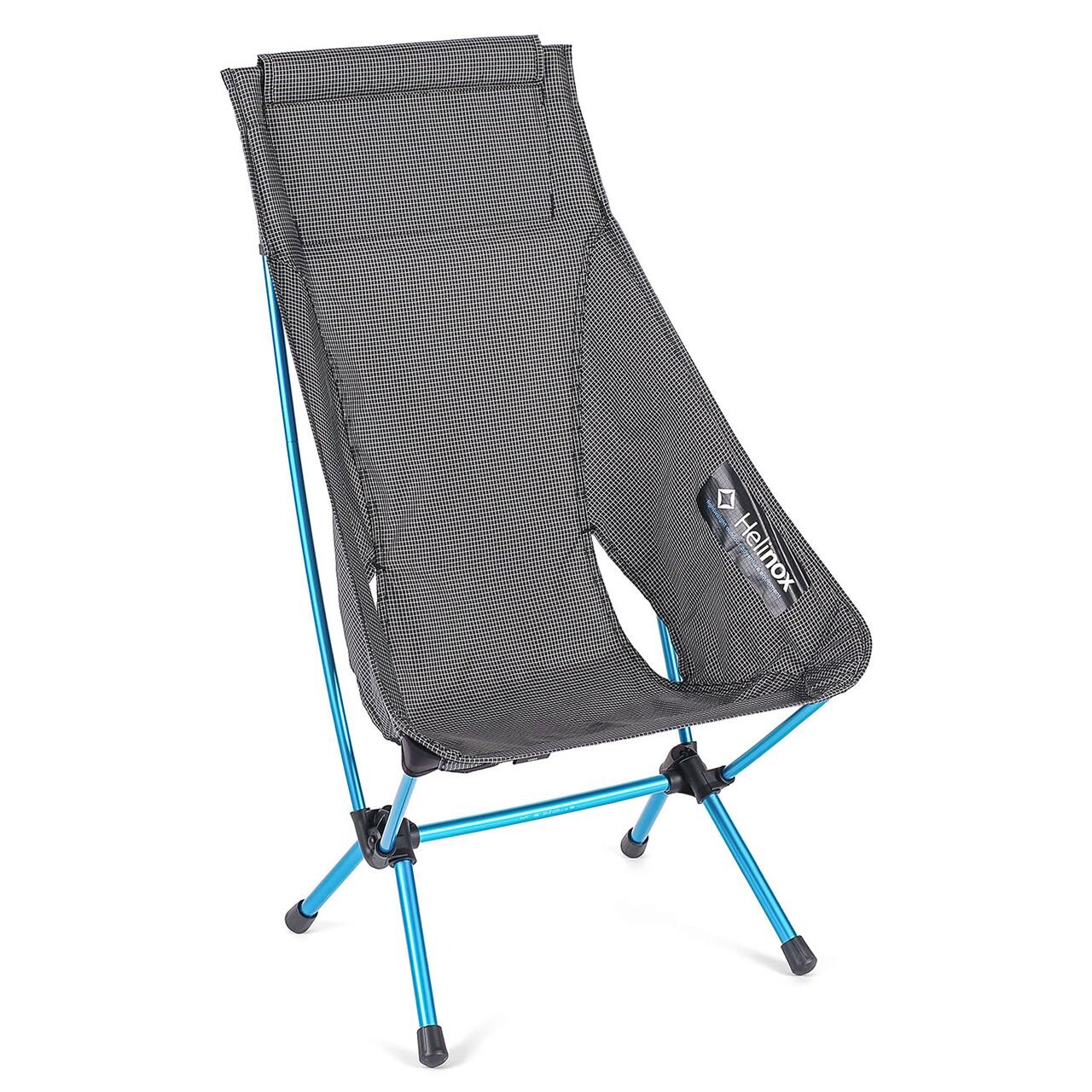 Se Helinox Chair Zero Highback (Sort (BLACK/CYAN BLUE)) hos Friluftsland.dk