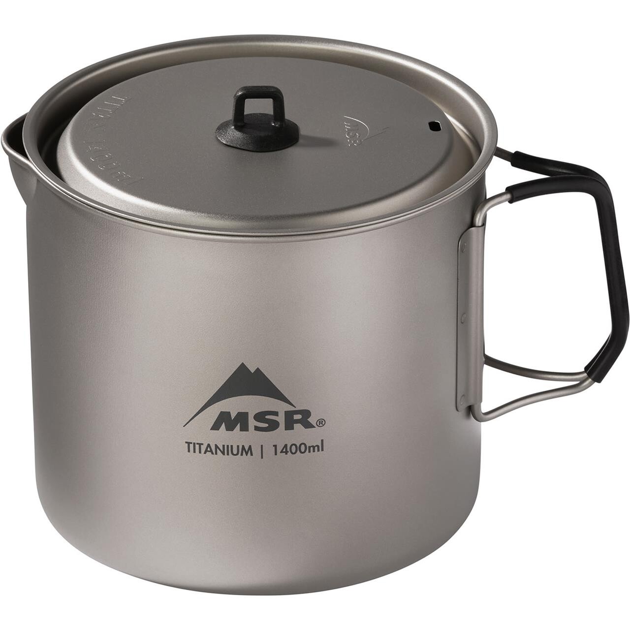 Se MSR Titan Kettle 1400 Ml (Grå (TITANIUM)) hos Friluftsland.dk