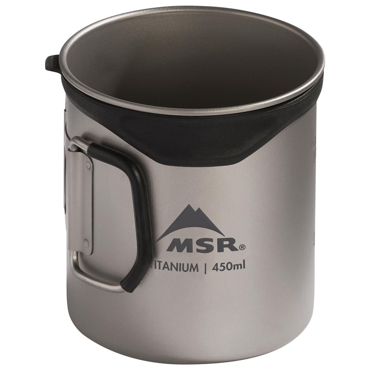 Se MSR Titan Cup 450 Ml (Grå (TITANIUM)) hos Friluftsland.dk