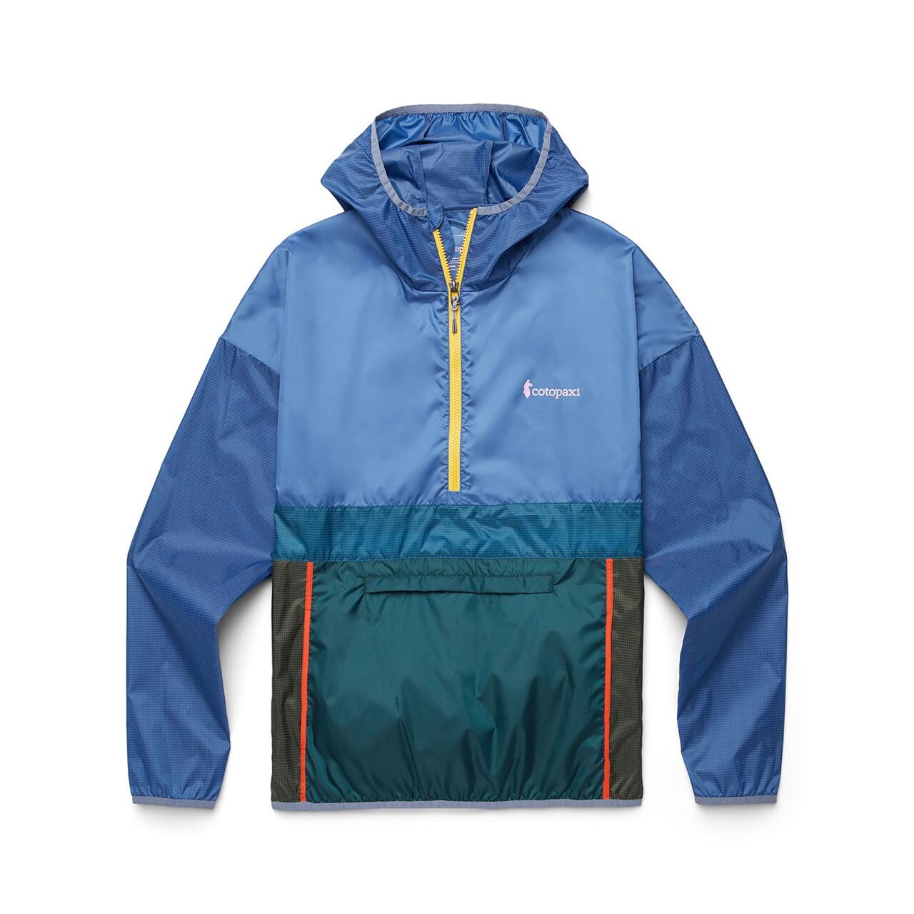 Cotopaxi Mens Teca Half-zip Windbreaker (Blå (THUMBS UP) Small)