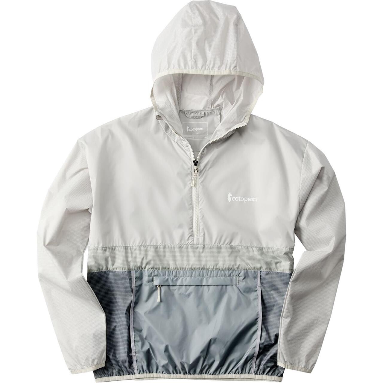 Cotopaxi Womens Teca Half-zip Windbreaker (Hvid (LOOKS LIKE RAIN) X-large)