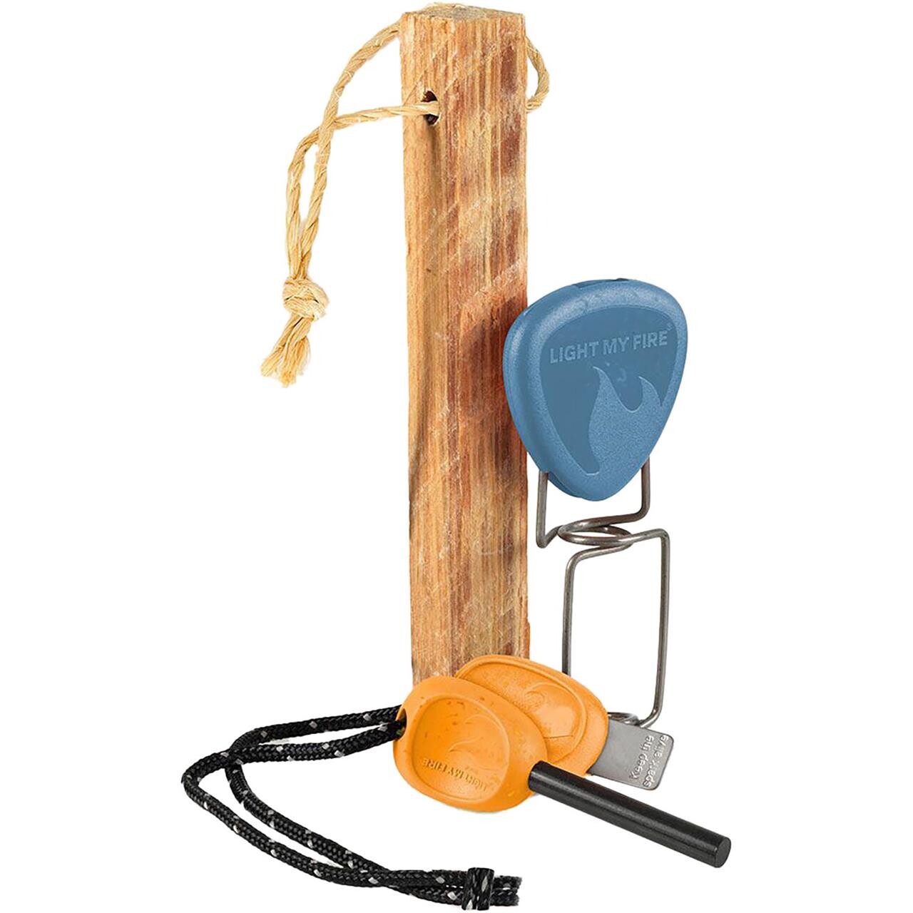 Light Fire Firelighting Kit Bio Blå Hazy Blue Rusty Orange