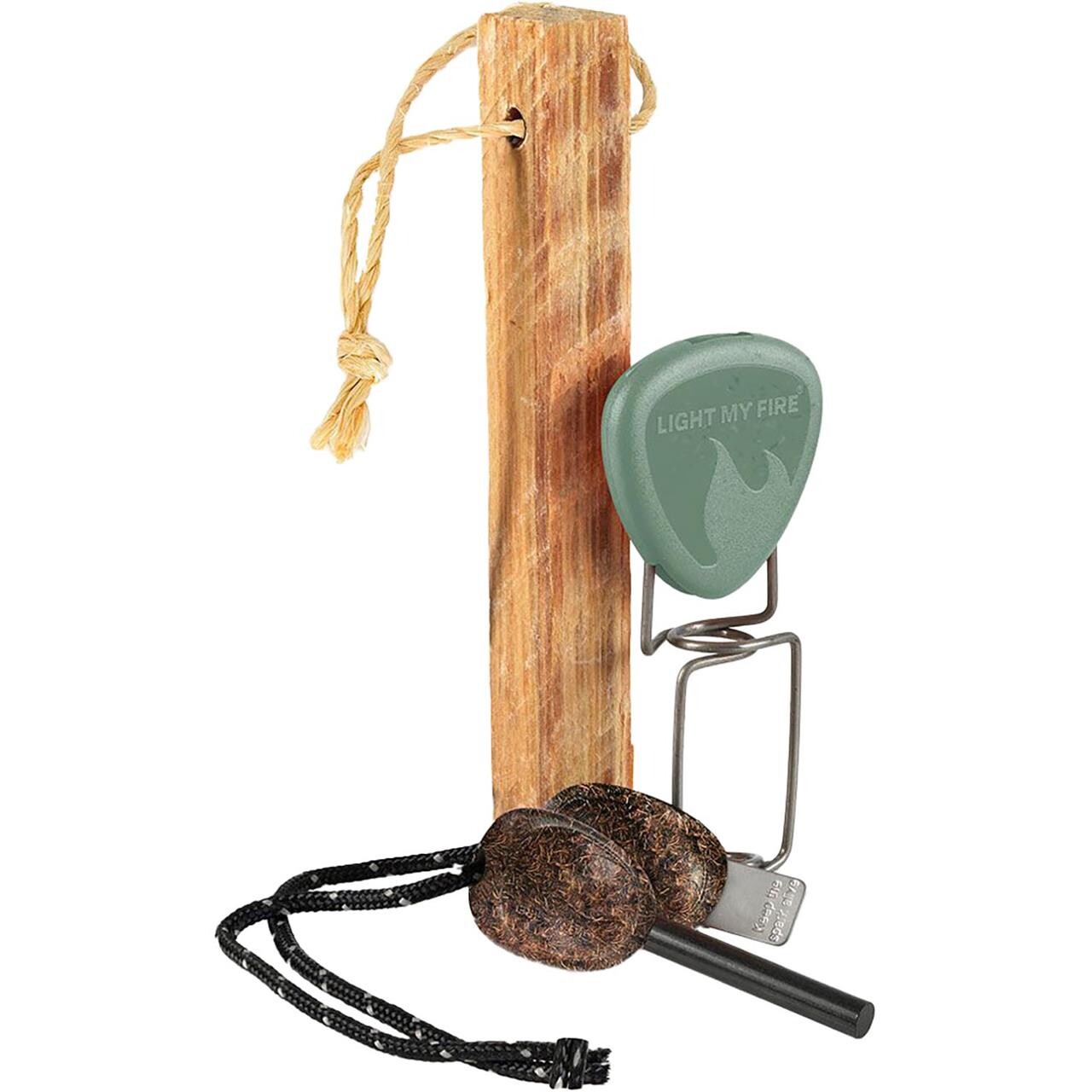 Light Fire Firelighting Kit Bio Grøn Sandy Green Cocoshell