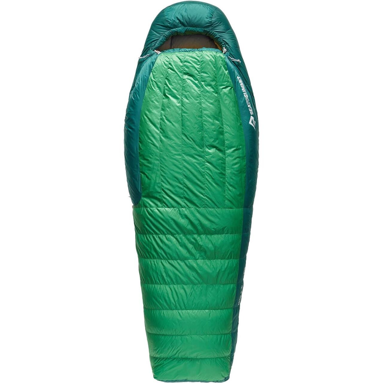 Sea to Summit Ascent -9c Down Sleeping Bag (Grön (RAIN FOREST GREEN) Personlængde 198 cm)