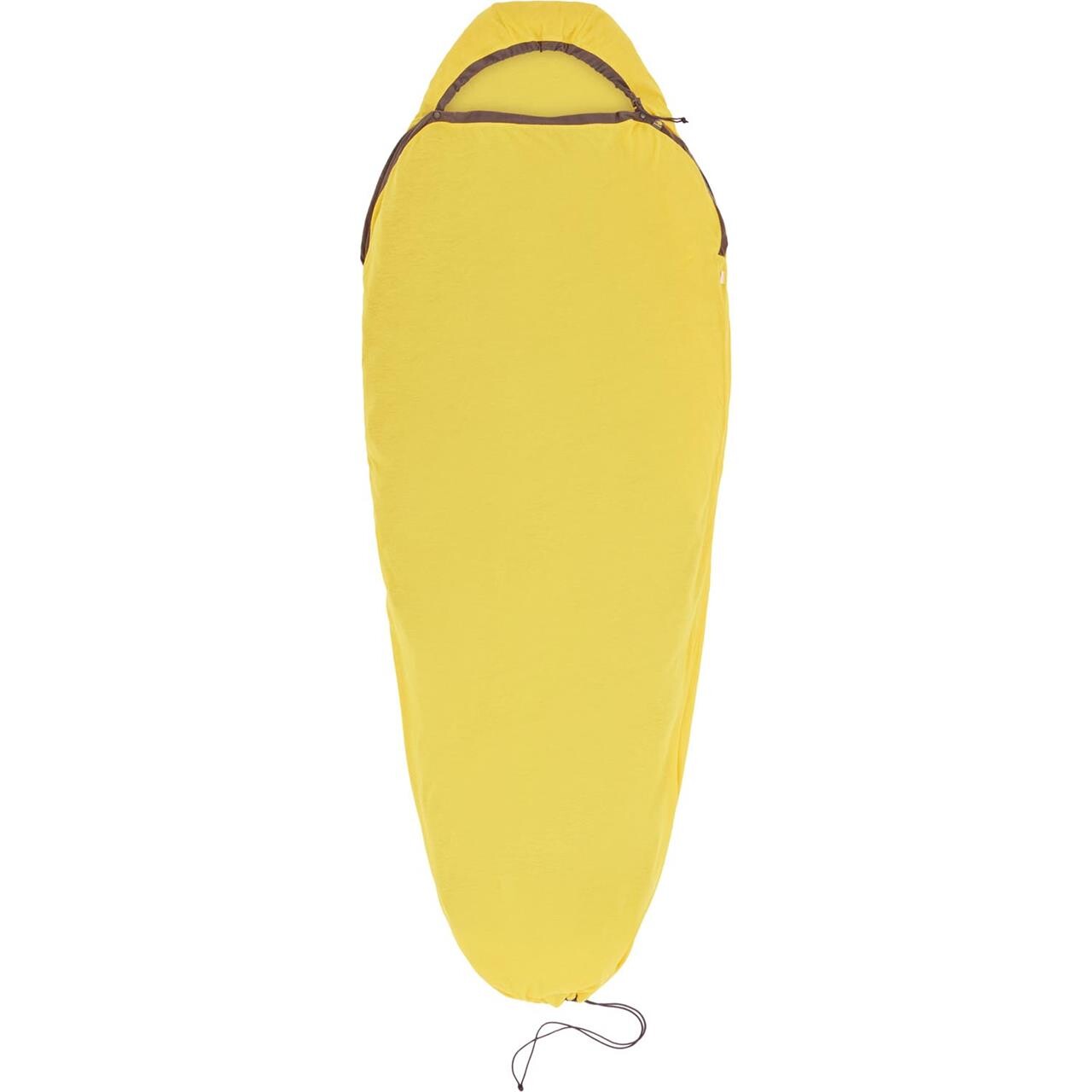 Sea Summit Reactor Liner Mummy Drawcord Gul Yellow Personlængde 205