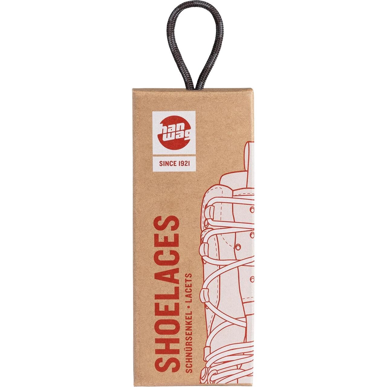 Hanwag Shoe Laces RP (Brun (MOCCA/ASPHALT) 180 cm)