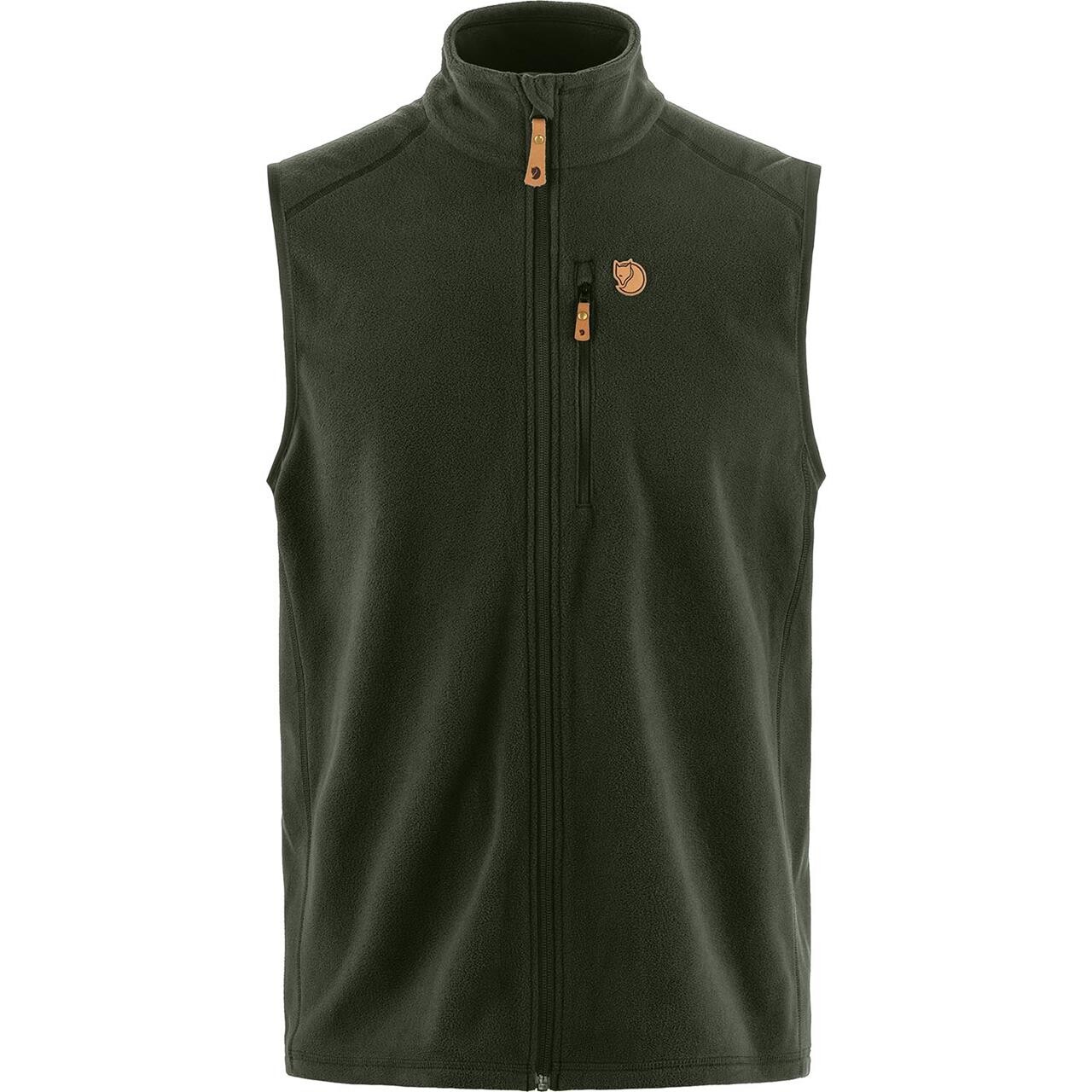 Fjallraven Mens Övik Lite Fleece Vest Grøn Deep Forest 662 Medium