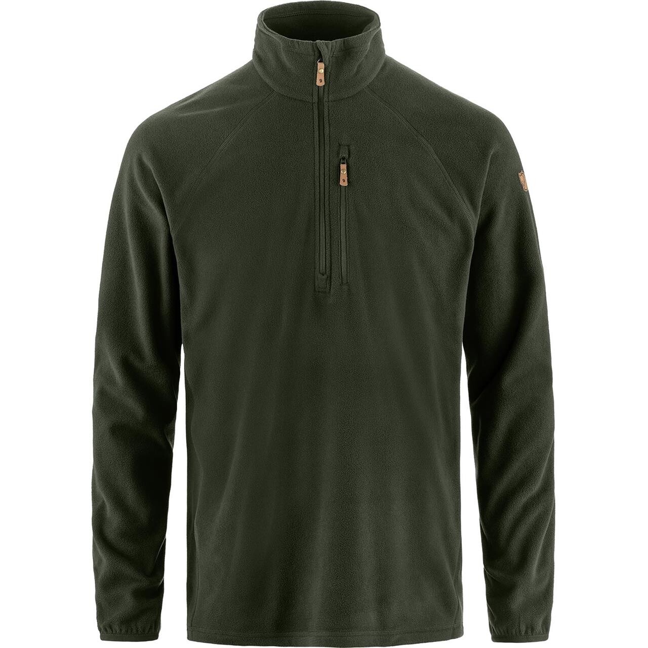 Fjällräven Mens Évik Lite Fleece Half Zip (Grøn (DEEP FOREST/662) Large)