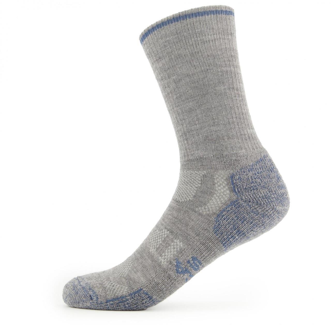 Alpaca Outdoor Merino Crew Grå Argento Azafata Gris Claro