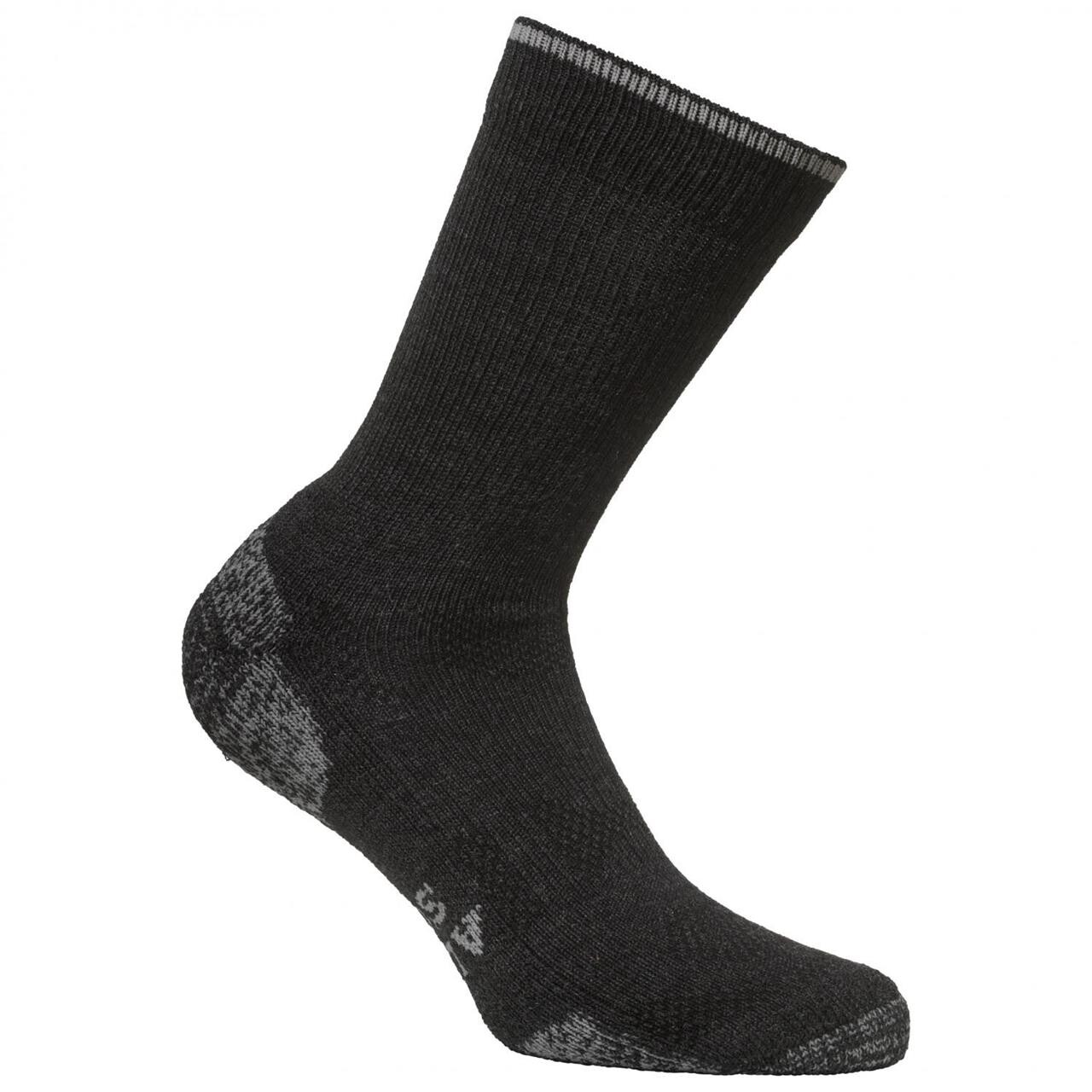 Alpaca Outdoor Merino Crew Sort Nero Metallic