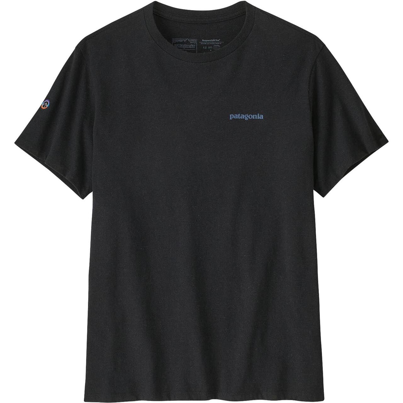 Patagonia Fitz Roy Icon Responsibili Tee Sort Ink Black Medium