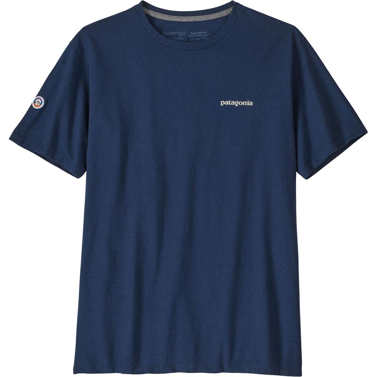 Patagonia Fitz Roy Icon Responsibili-tee Blå Lagom Blue Medium