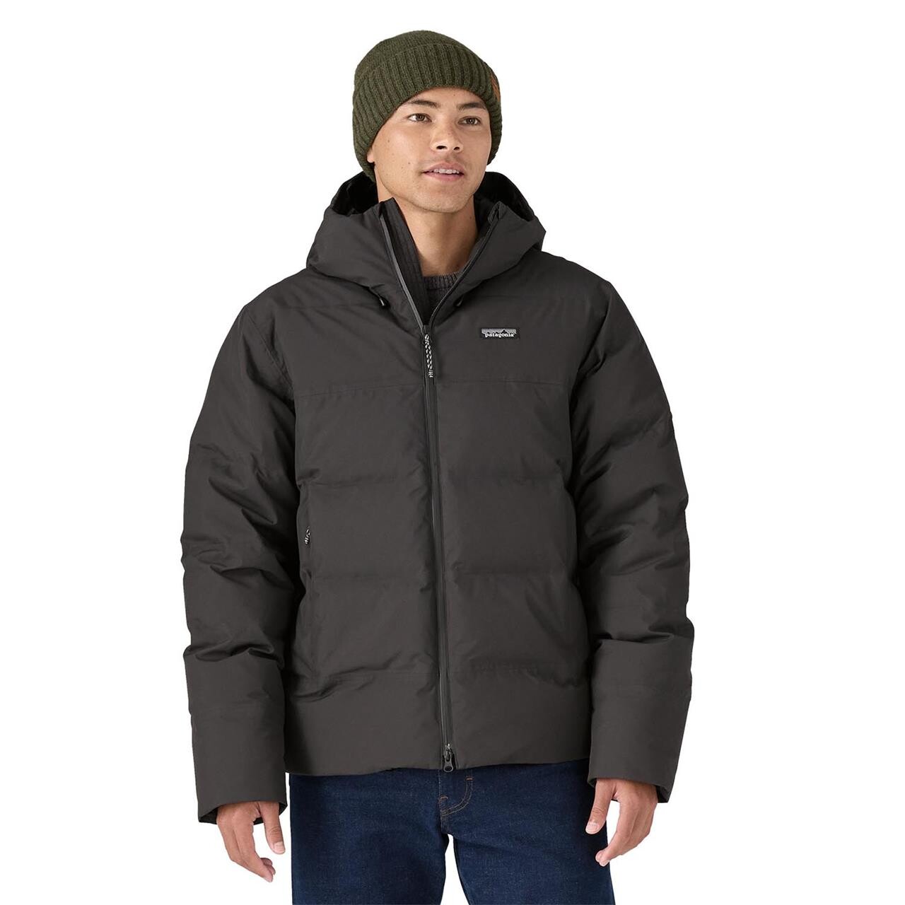 Patagonia Mens Jackson Glacier Jacket Sort Black Medium