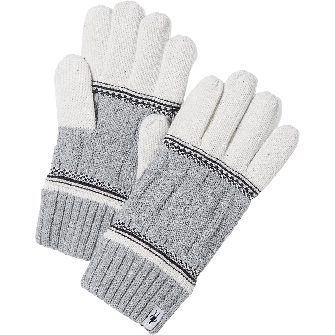 Smartwool Popcorn Cable Glove (Beige (NATURAL) One size)