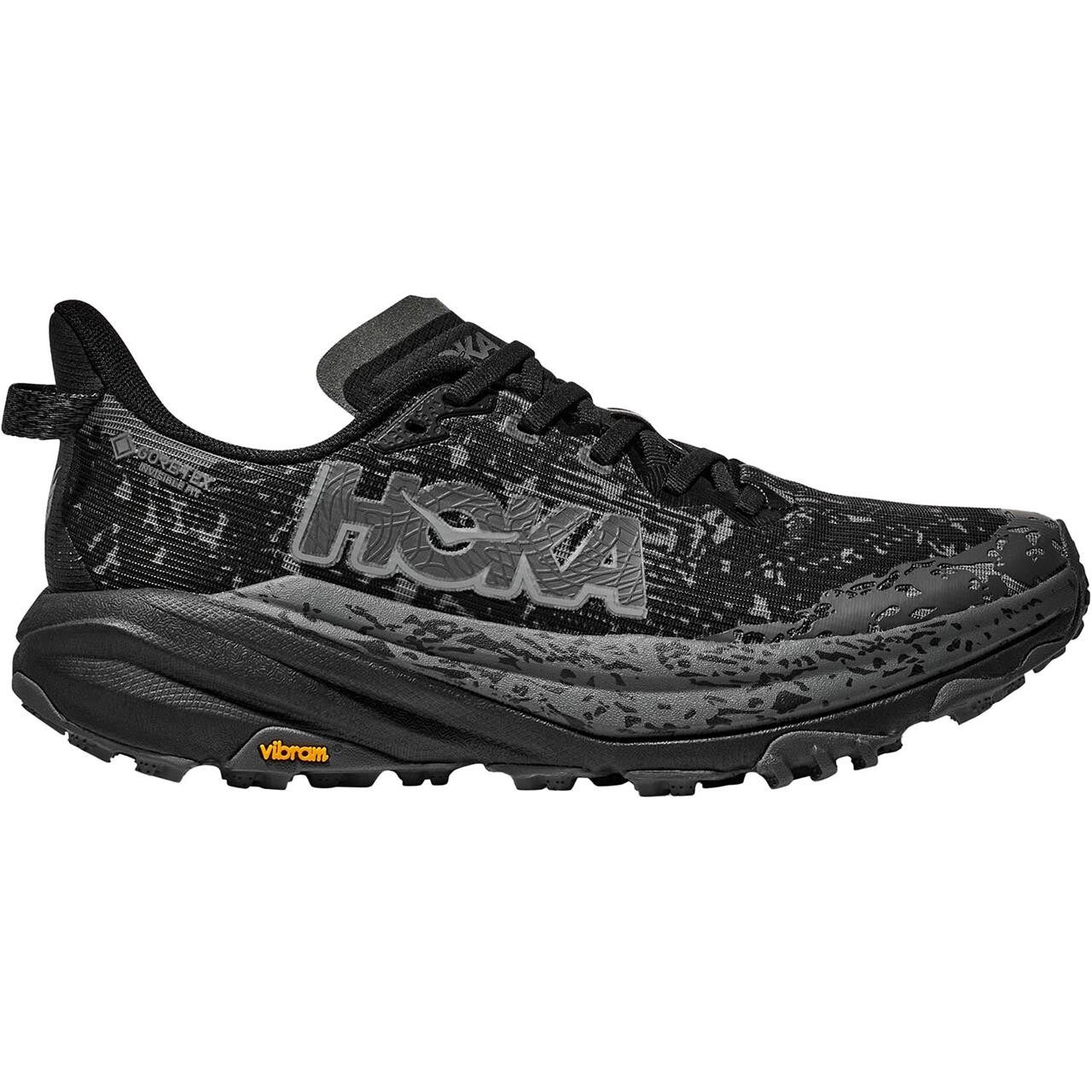 Hoka Womens Speedgoat 6 Gtx Wide Sort Black/outer Orbit 37 1/3