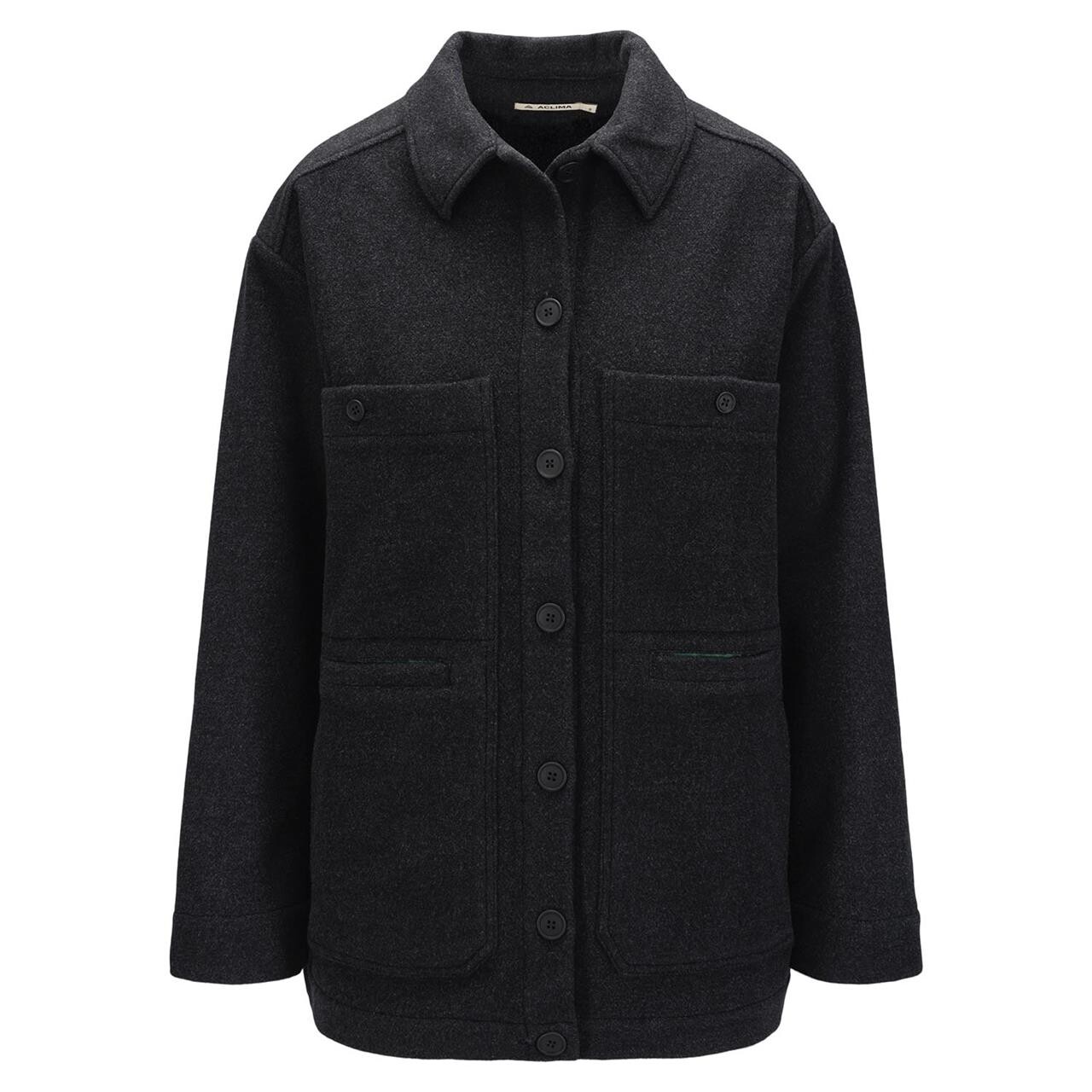 Aclima Womens Reborn Lumber Jacket (Grå (DARK GREY MELANGE) X-small)