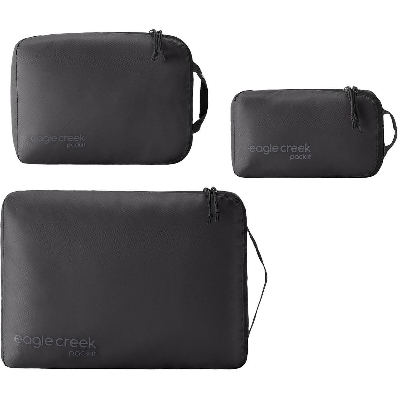 Eagle Creek Pack Isolate Cube Set Sort Black
