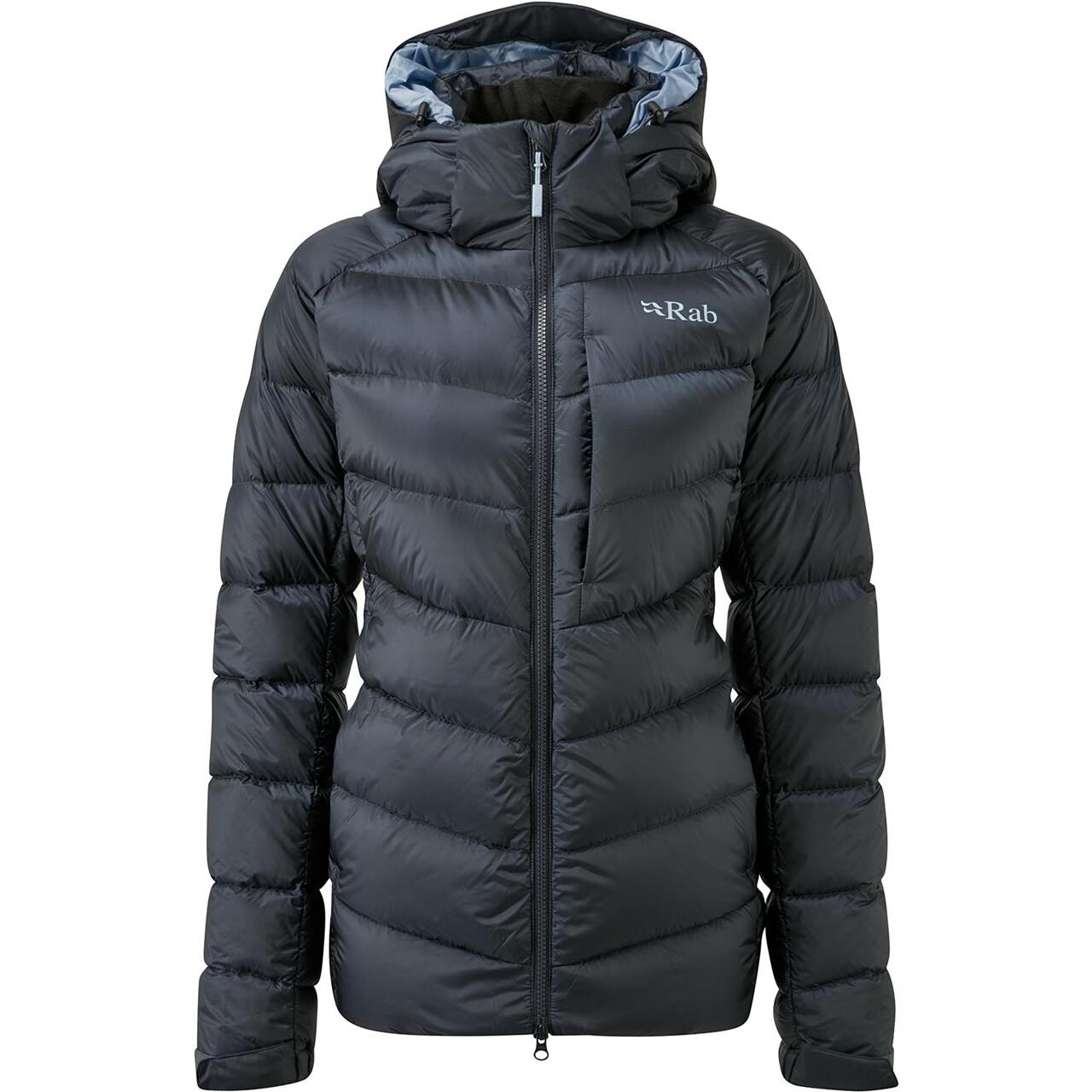 RAB Womens Glaceon Pro Jacket (Sort (BELUGA) Large)