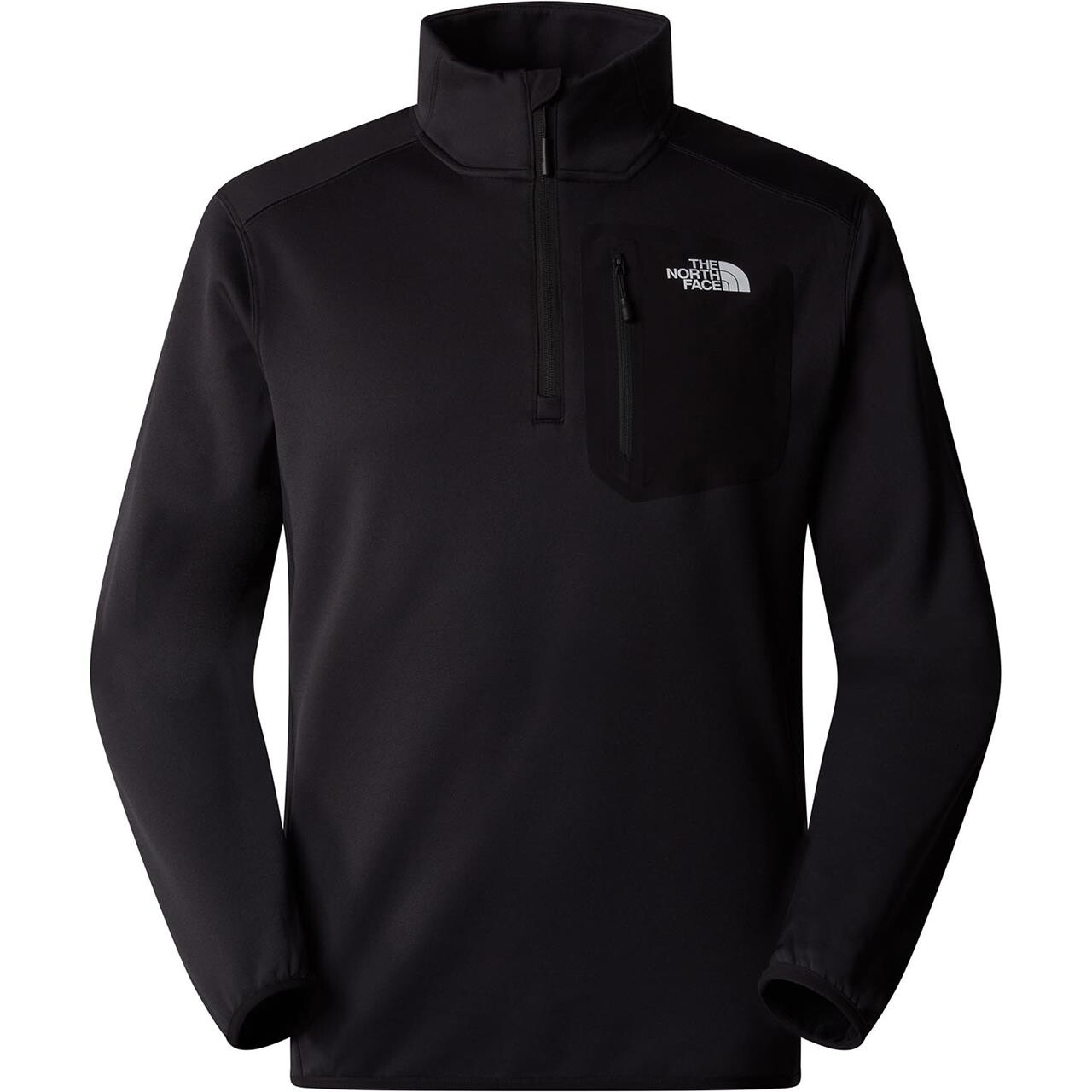 The North Face Mens Crest Zip Sort Tnf Black