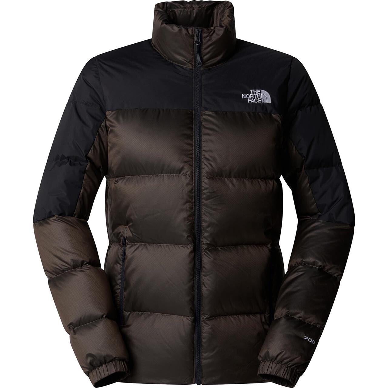 The North Face Womens Diablo Down Jacket Brun Smokey Brown Black Heather
