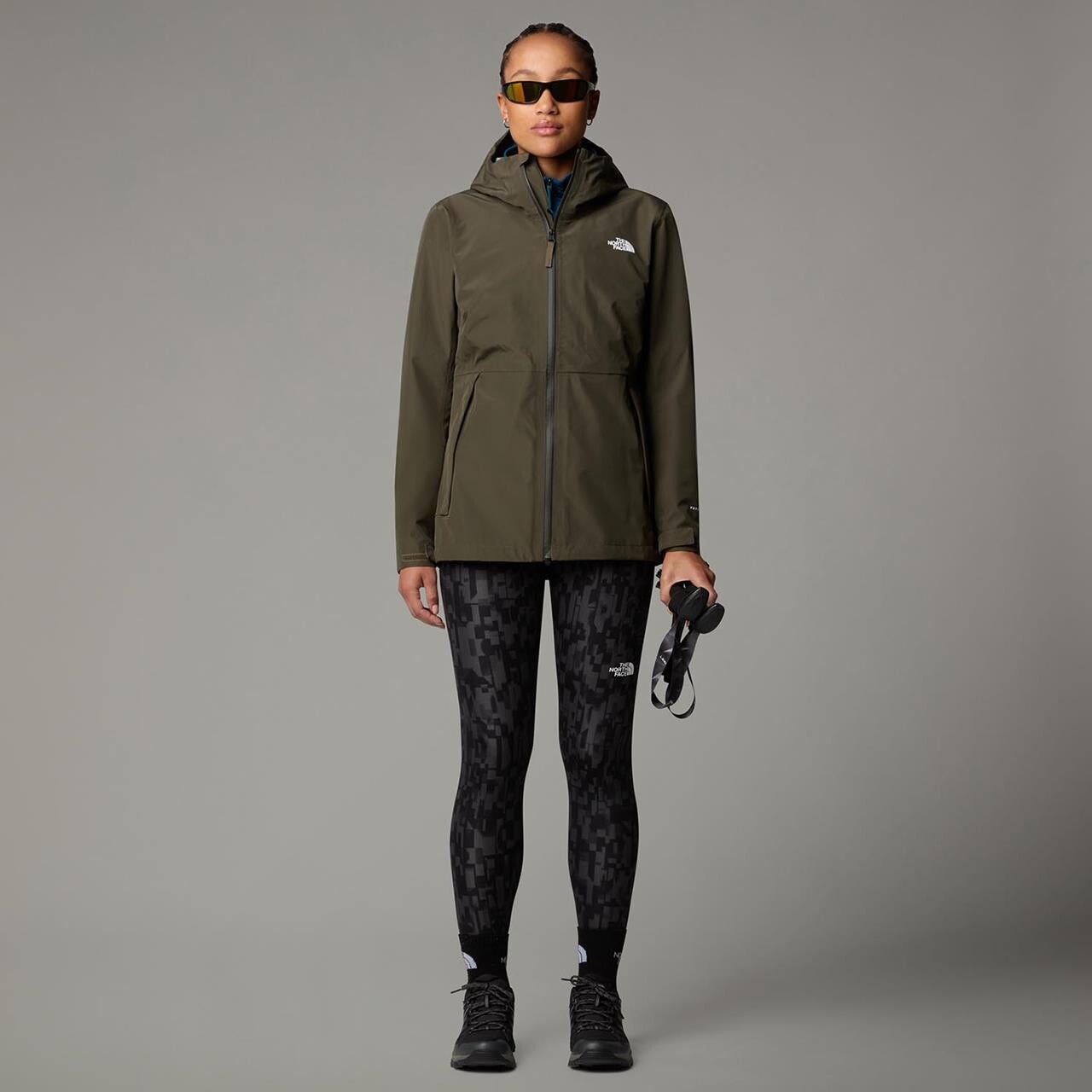 The North Face Womens Dryzzle Futurelight Jacket Grøn New Taupe Green Medium