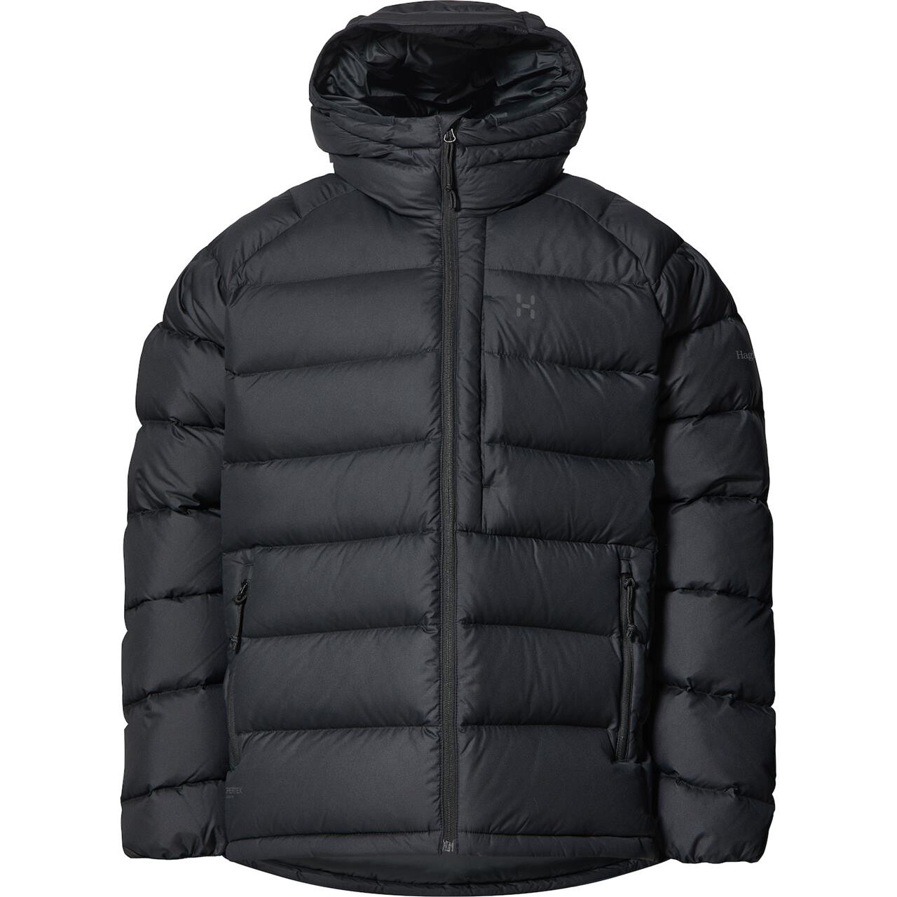 Haglöfs Mens Rosson Down Hood (Sort (TRUE BLACK) XXX-large)