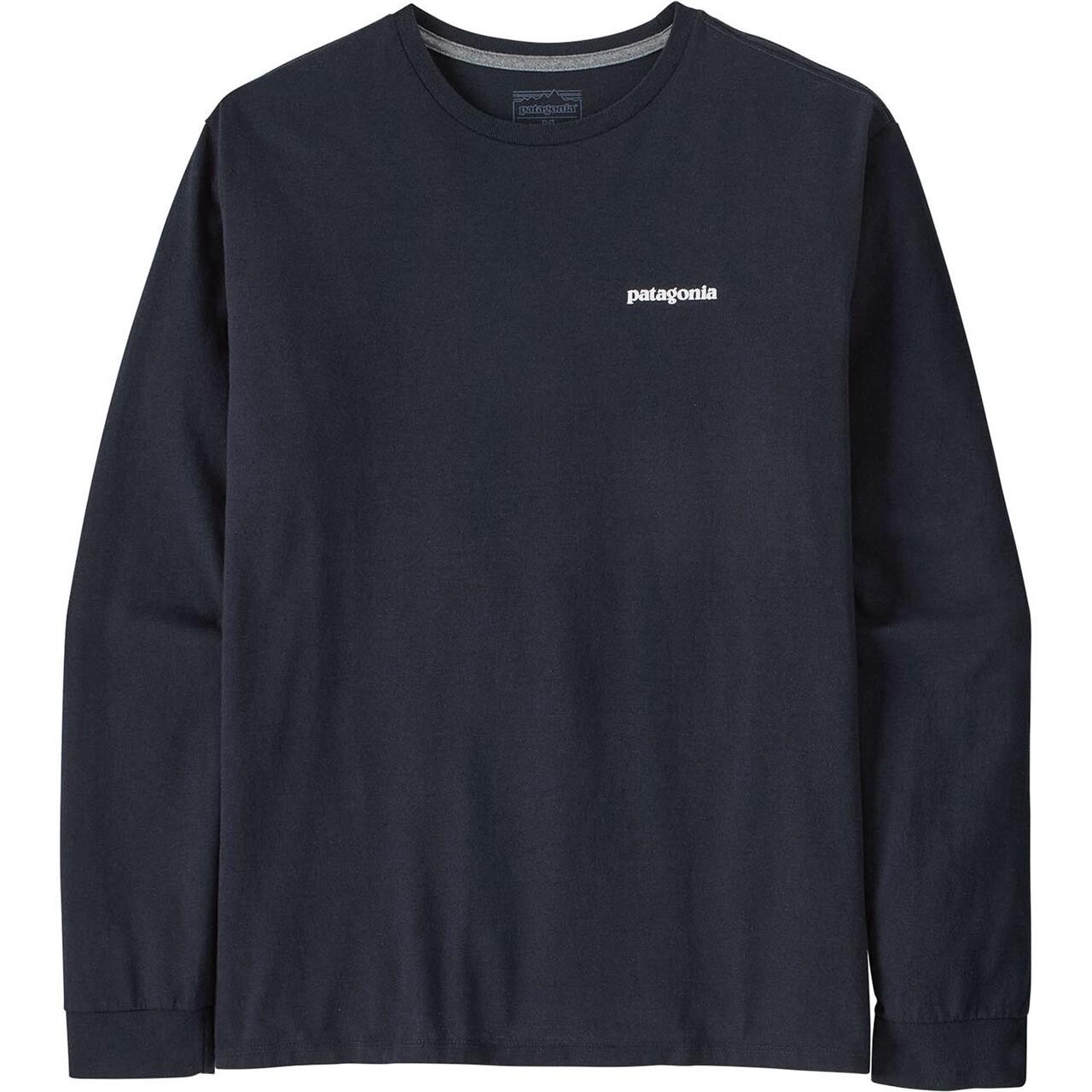 Patagonia Mens L/S P-6 Logo Responsibili-Tee (Blå (NEW NAVY) Large)