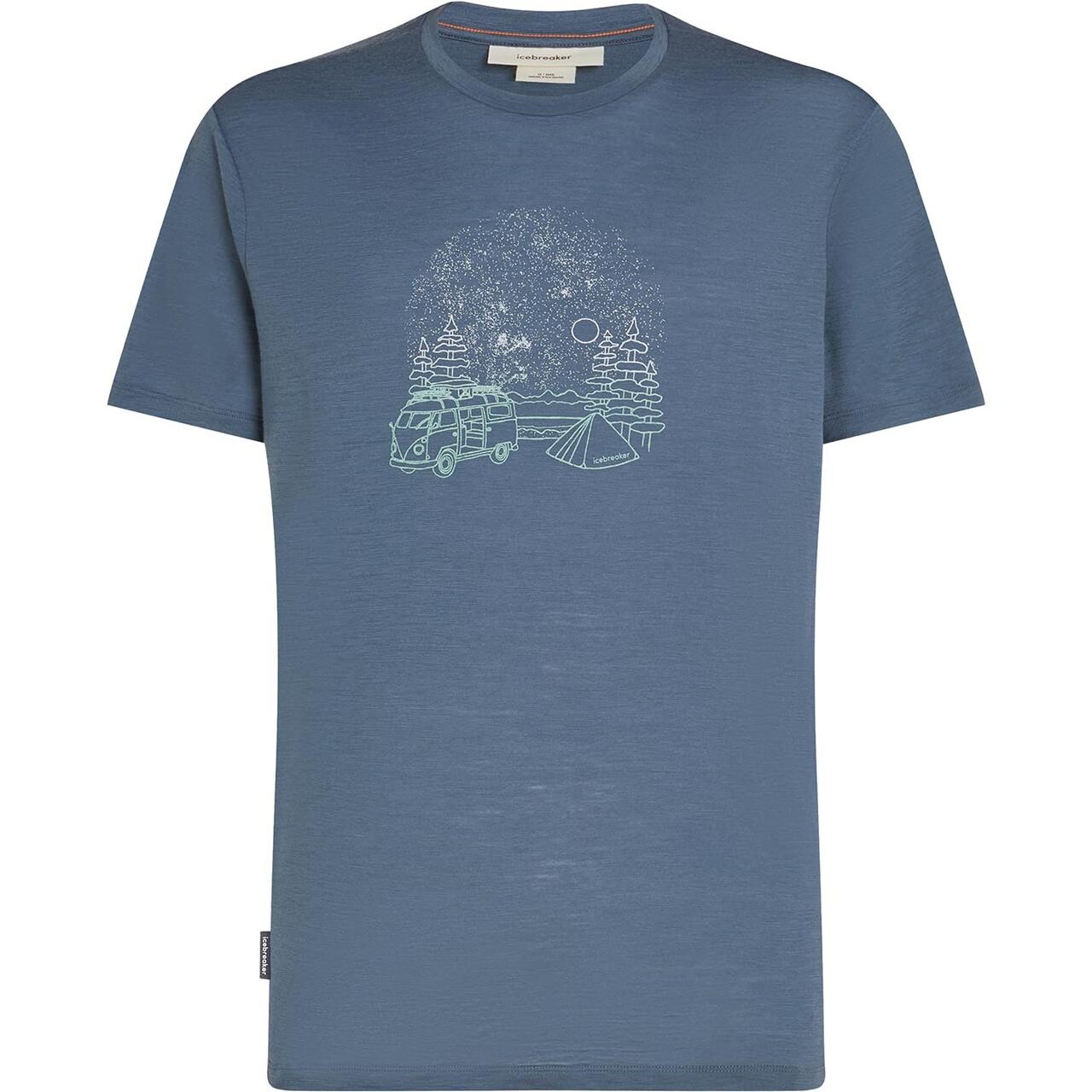 Icebreaker Mens 150 Tech Lite III S/S Tee Van Camp (Lilla (DAWN) X-large)