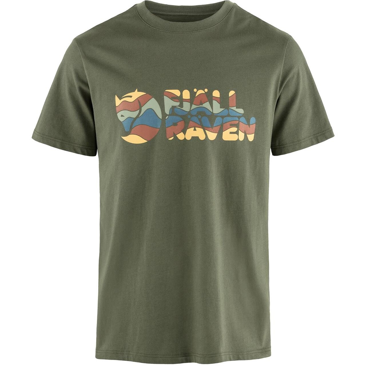 Fjallraven Mens Multicolor Logo Shirt Grøn Laurel Green 625