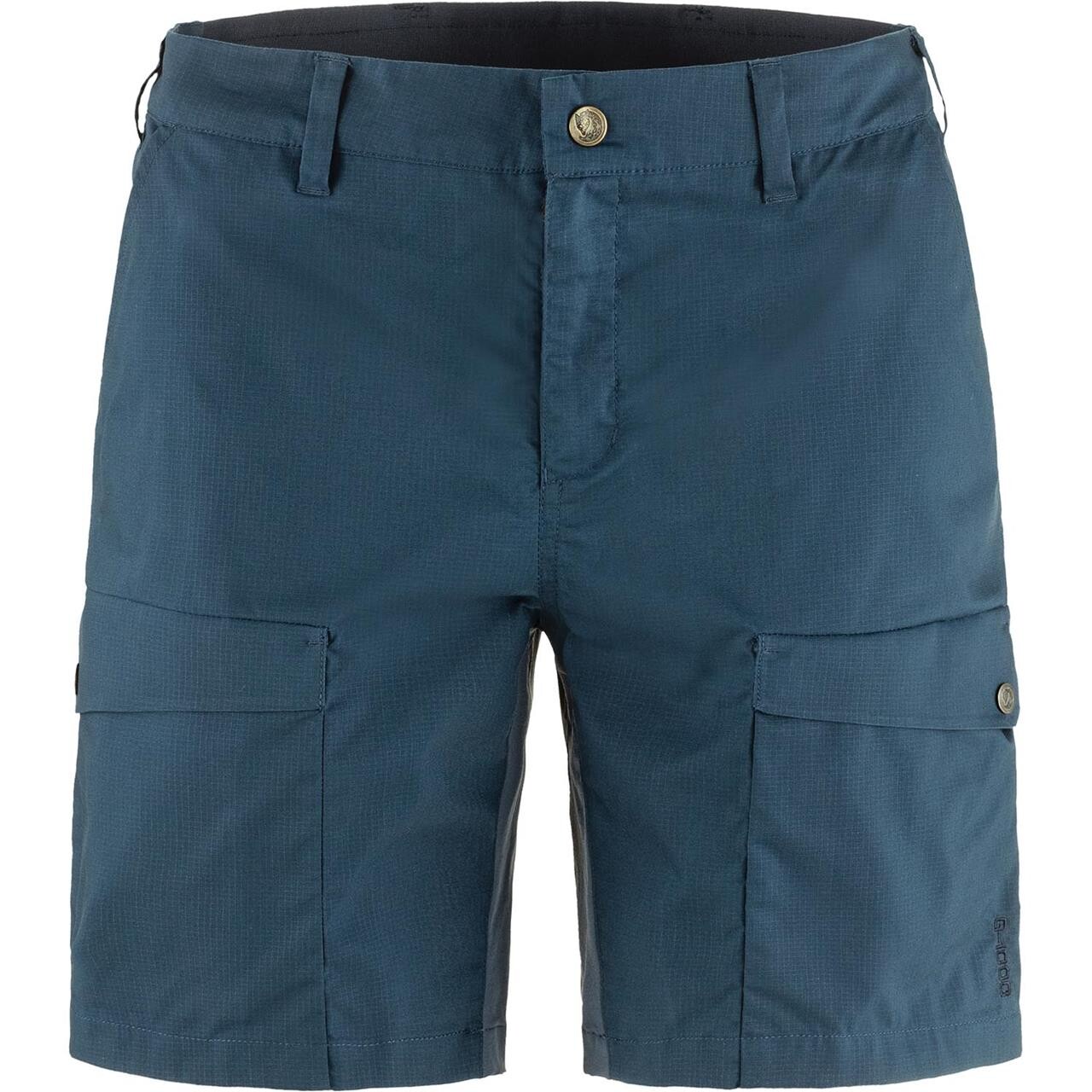 Fjällräven Womens Abisko Hybrid Trail Shorts (Blå (NAVY/560) 48)