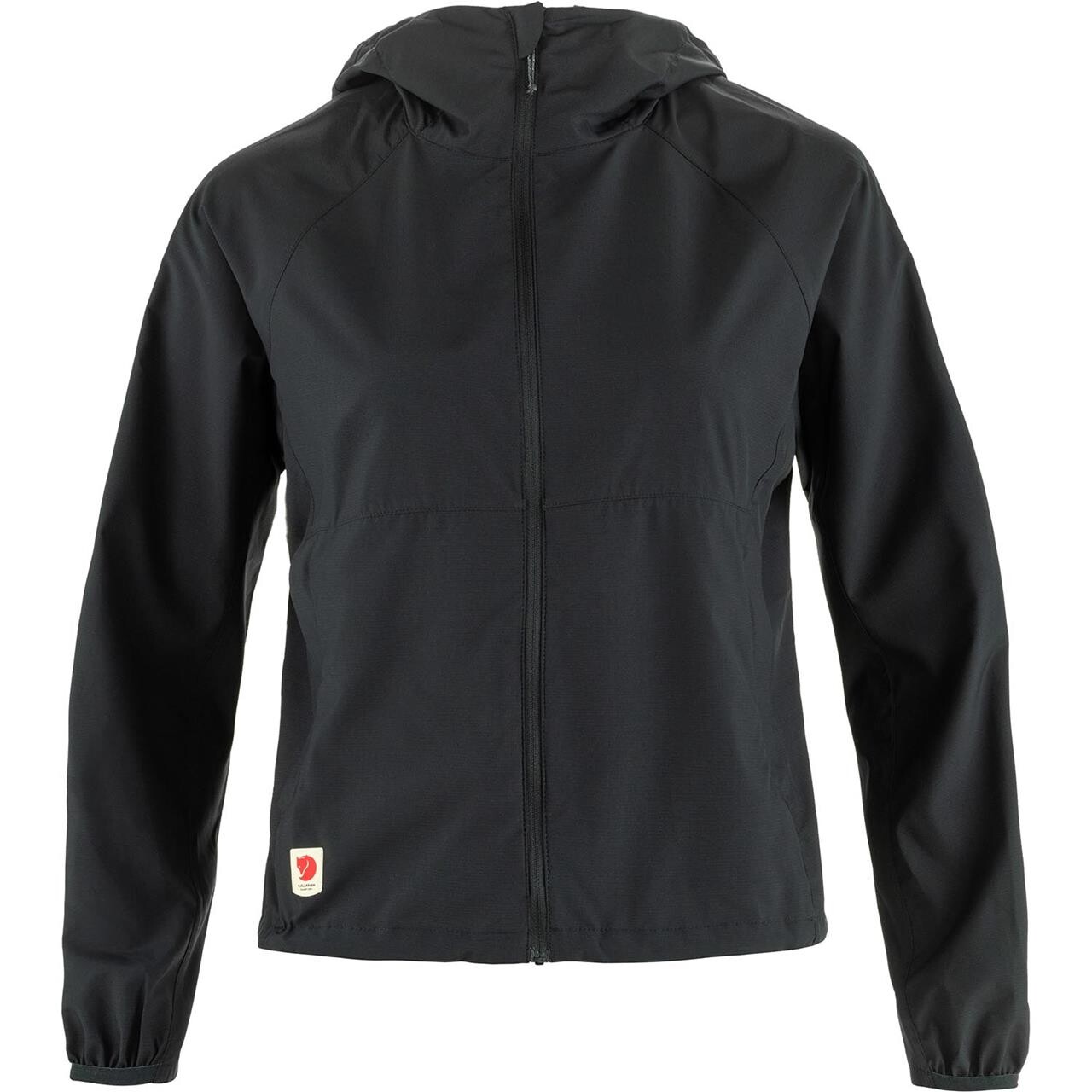 Fjällräven Womens High Coast Short Wind Hoodie (Sort (BLACK/550) Large)