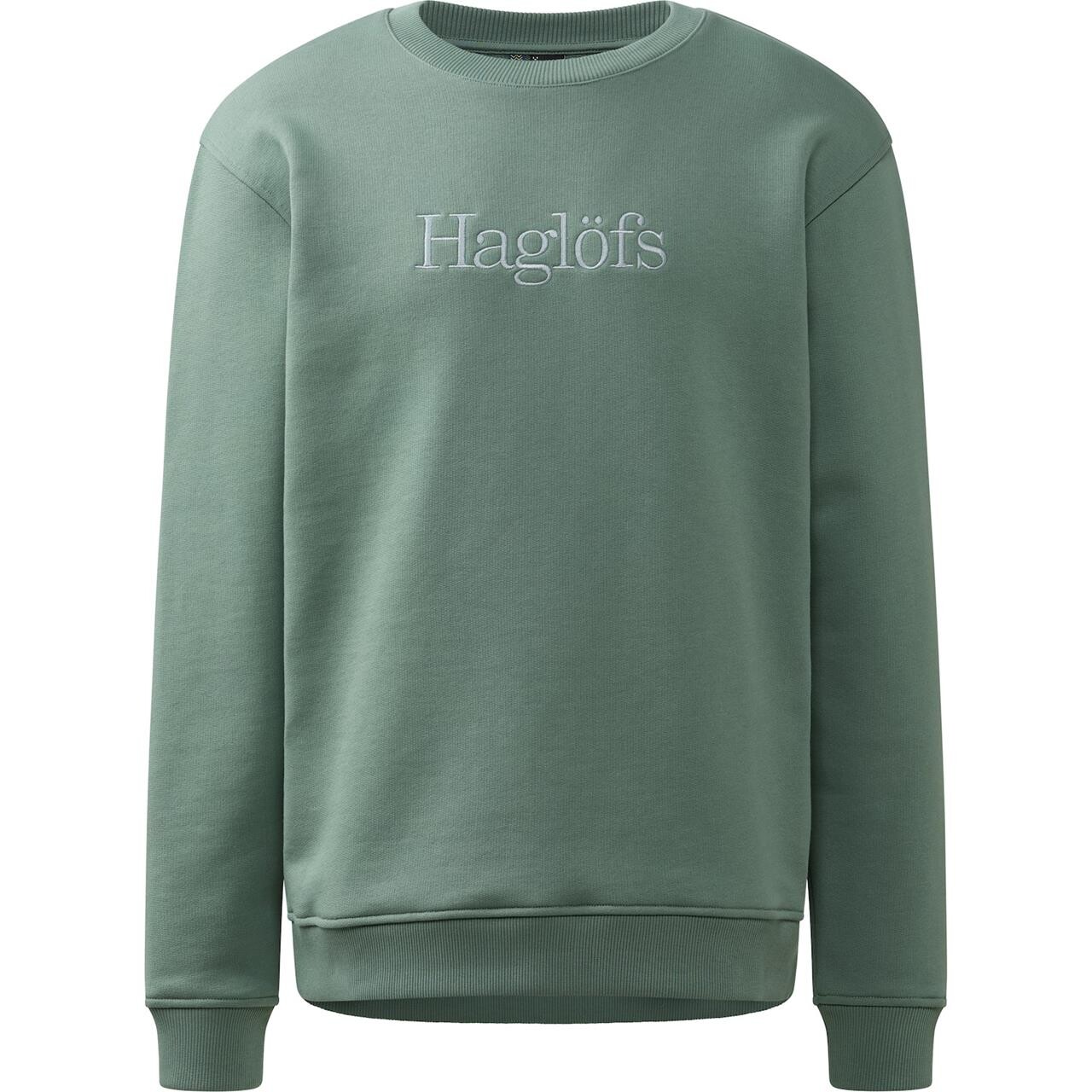 Haglöfs Mens Haglöfs Crewneck (Grøn (CHLOROPHYLL GREEN) Small)
