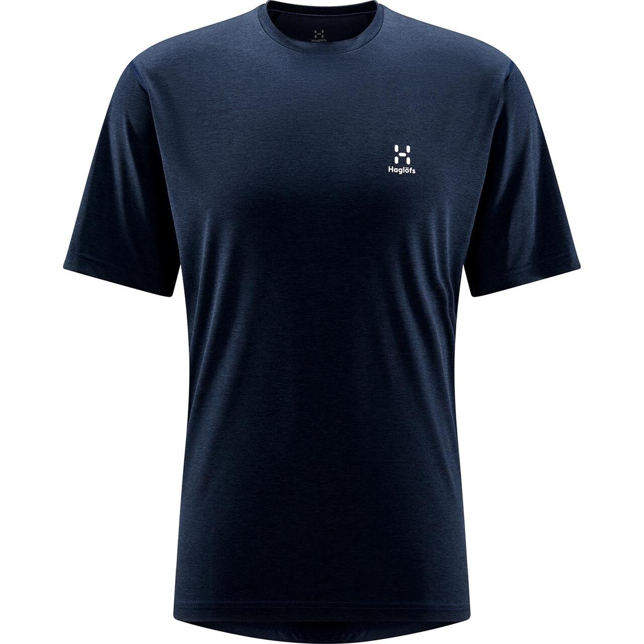 Haglöfs Mens Ridge Tee Blå Tarn Blue Solid Medium
