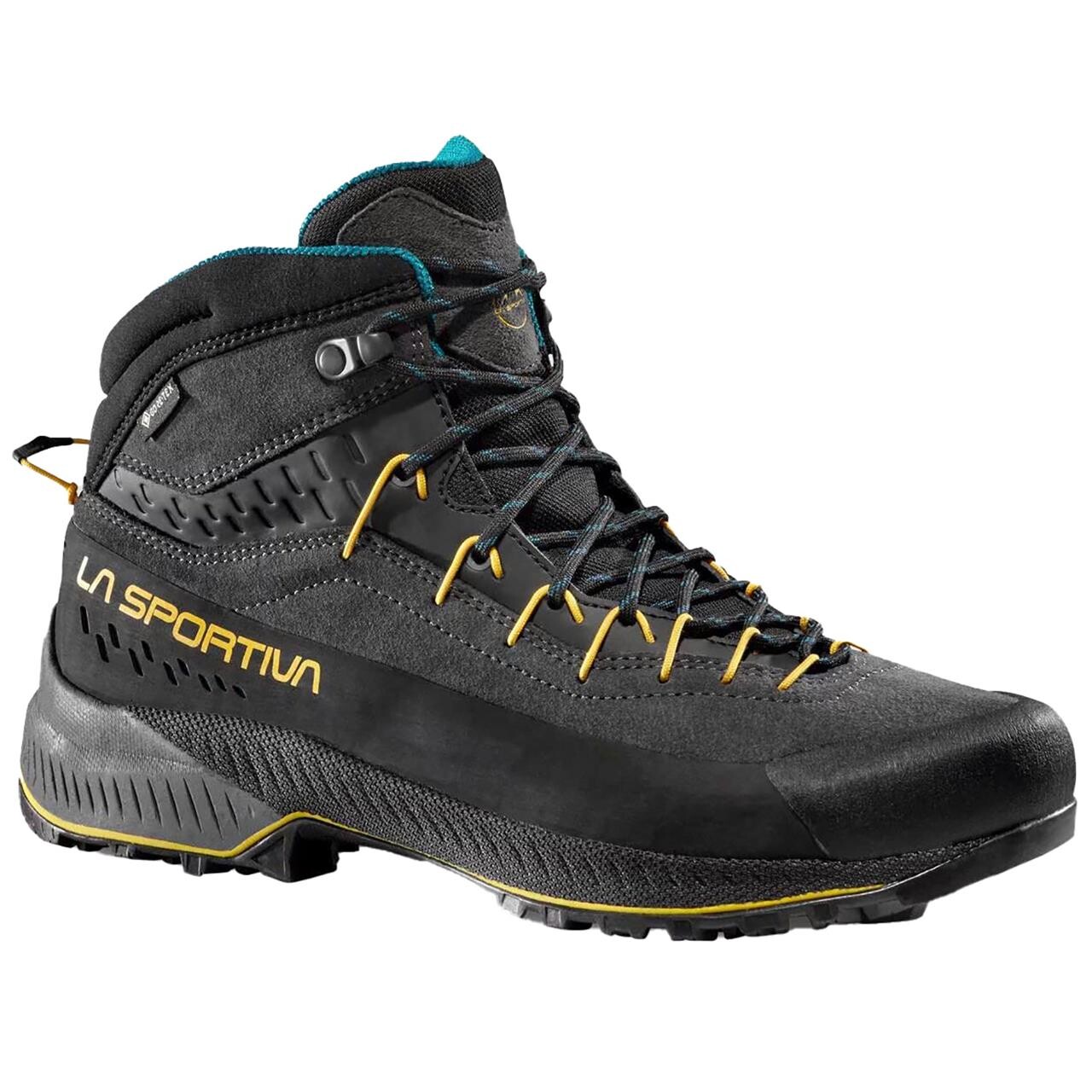 Mens Tx4 Evo Mid Gtx Gul Carbon Bamboo 45 Fra La Sportiva