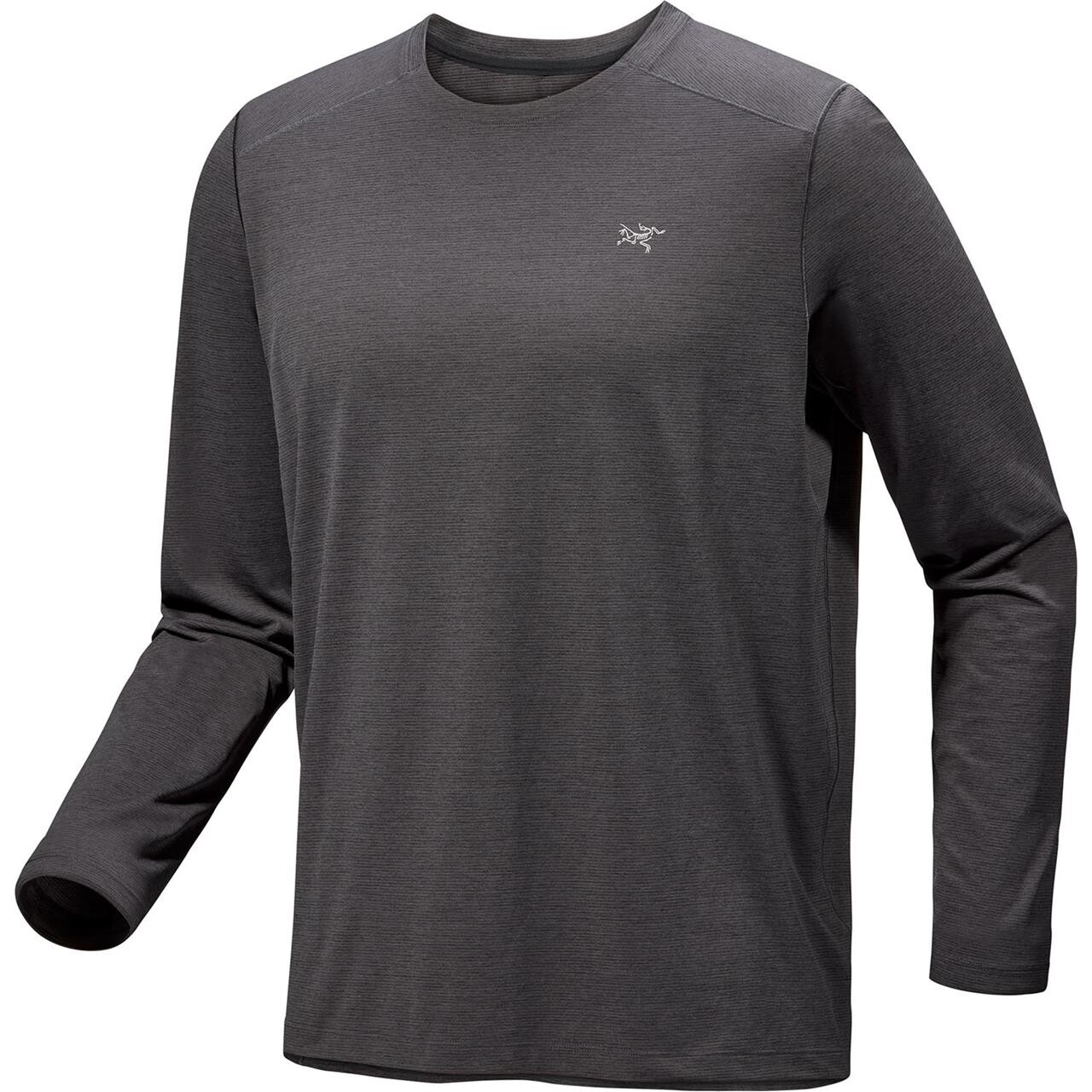 Arcteryx Mens Cormac Crew L/S (Sort (BLACK HEATHER) Medium)