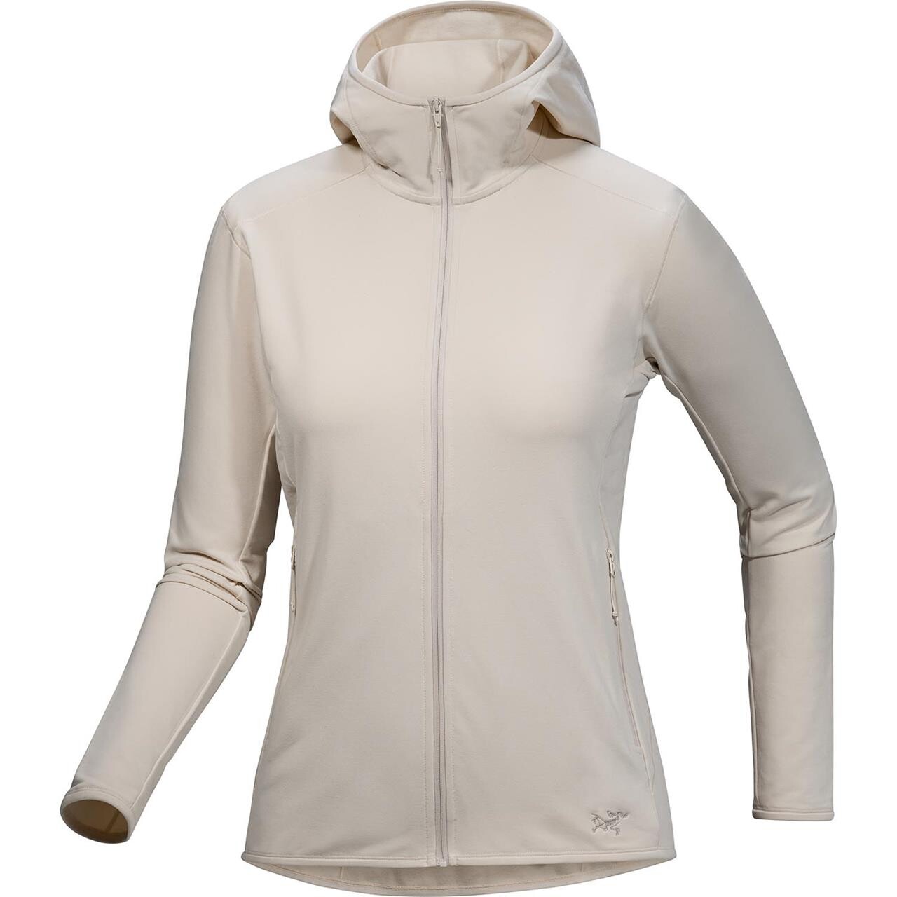 Arcteryx Womens Kyanite LT Hoody (Beige (SEA SALT) Small)