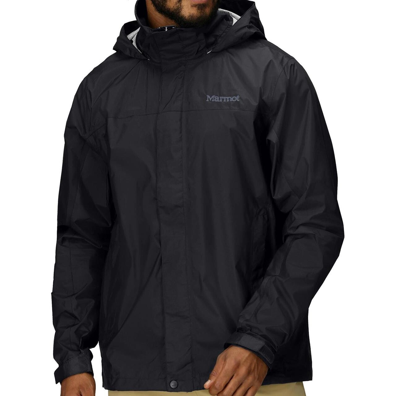 Marmot Mens Precip Eco Jacket Sort Black Medium