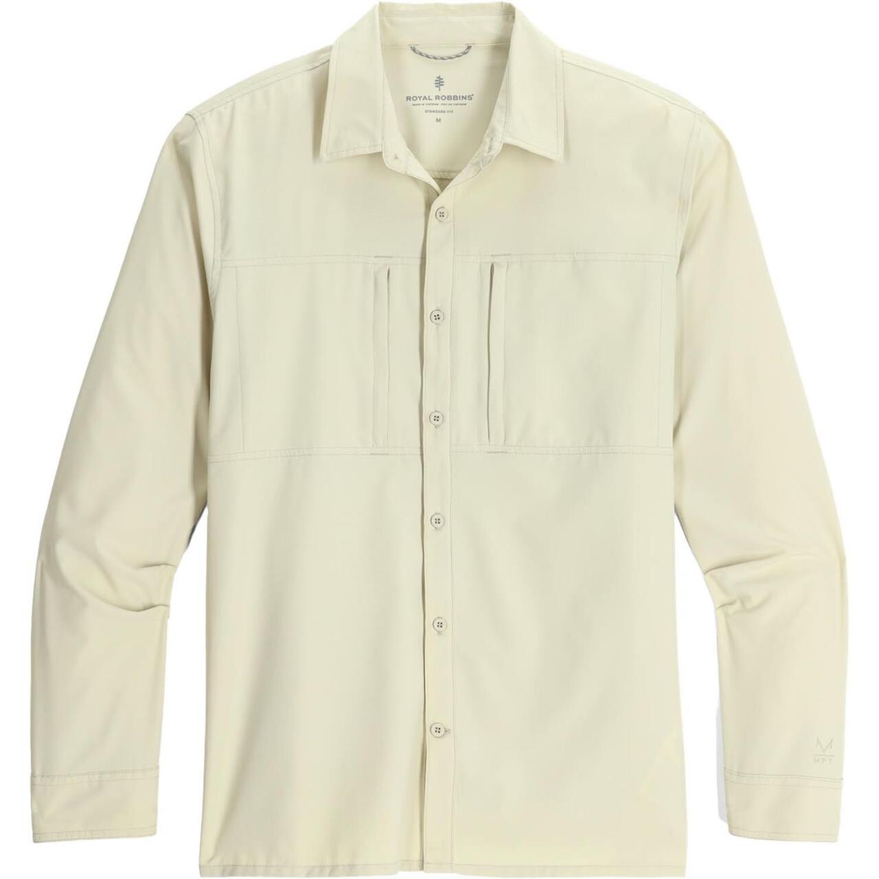Royal Robbins Mens Expedition III L/S (Beige (SANDSTONE) Medium)