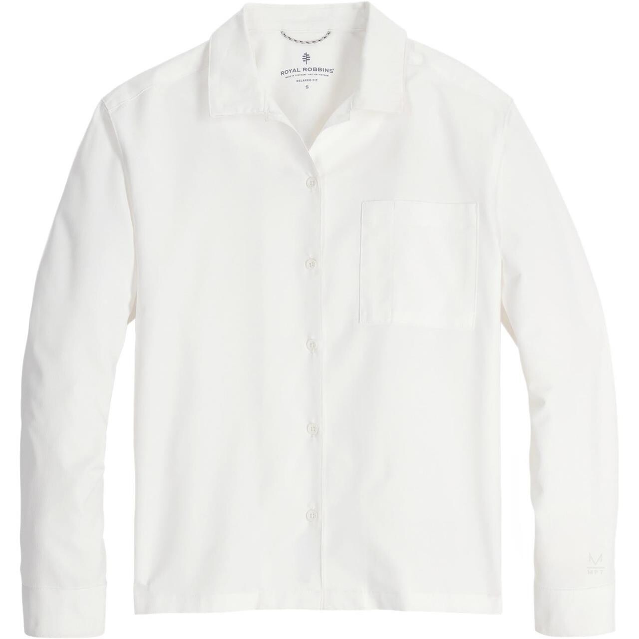 Royal Robbins Womens Expedition III L/S (Hvid (WHITE) Small)
