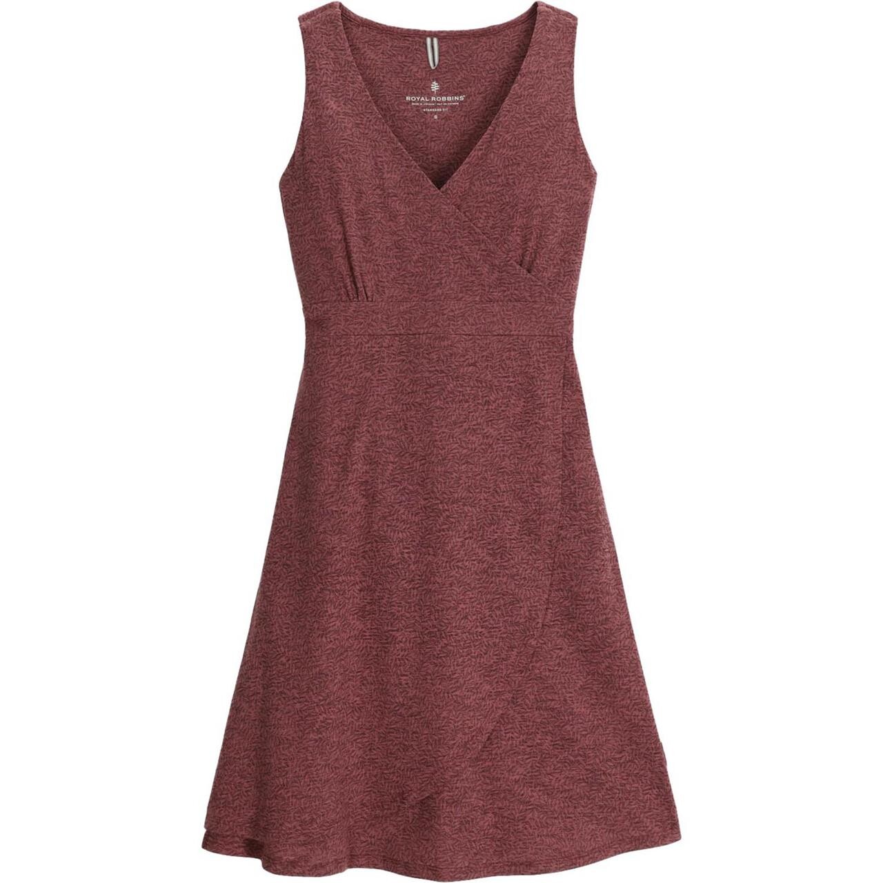 Royal Robbins Womens Featherweight Knit Dress (Rød (WILD RHUBARB NISENE PT) X-large)