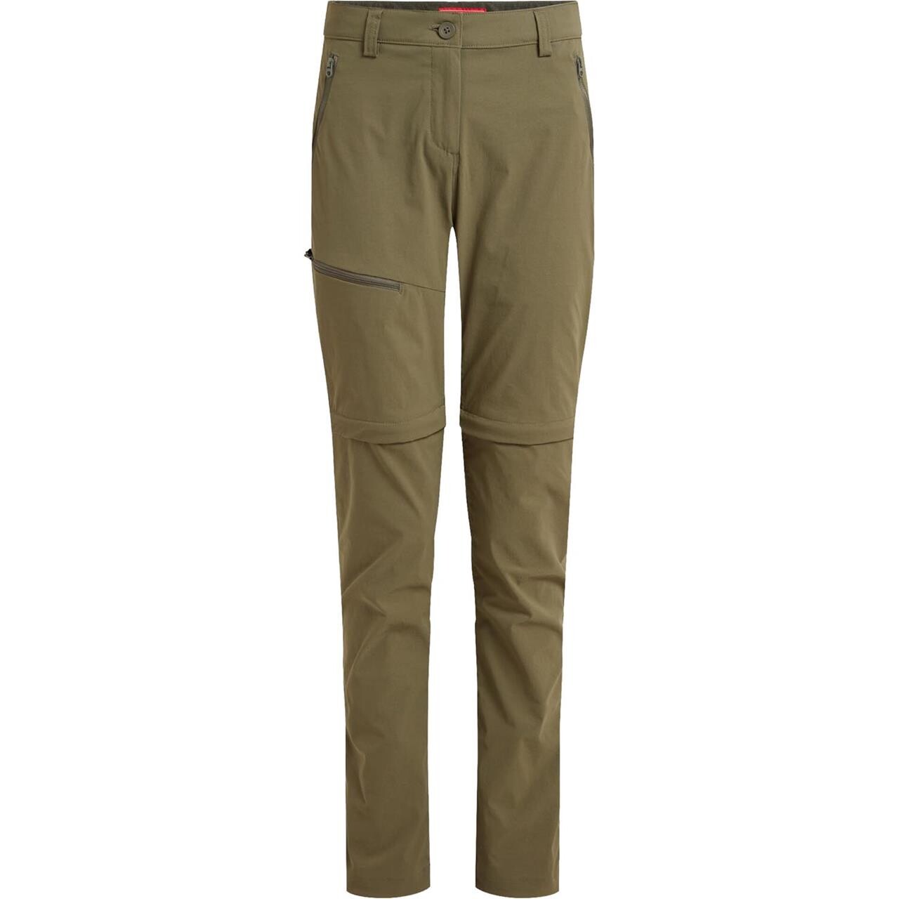 Craghoppers Womens Nosilife Pro Convertible Trouser III (Grøn (WILD OLIVE) 44 - kort)
