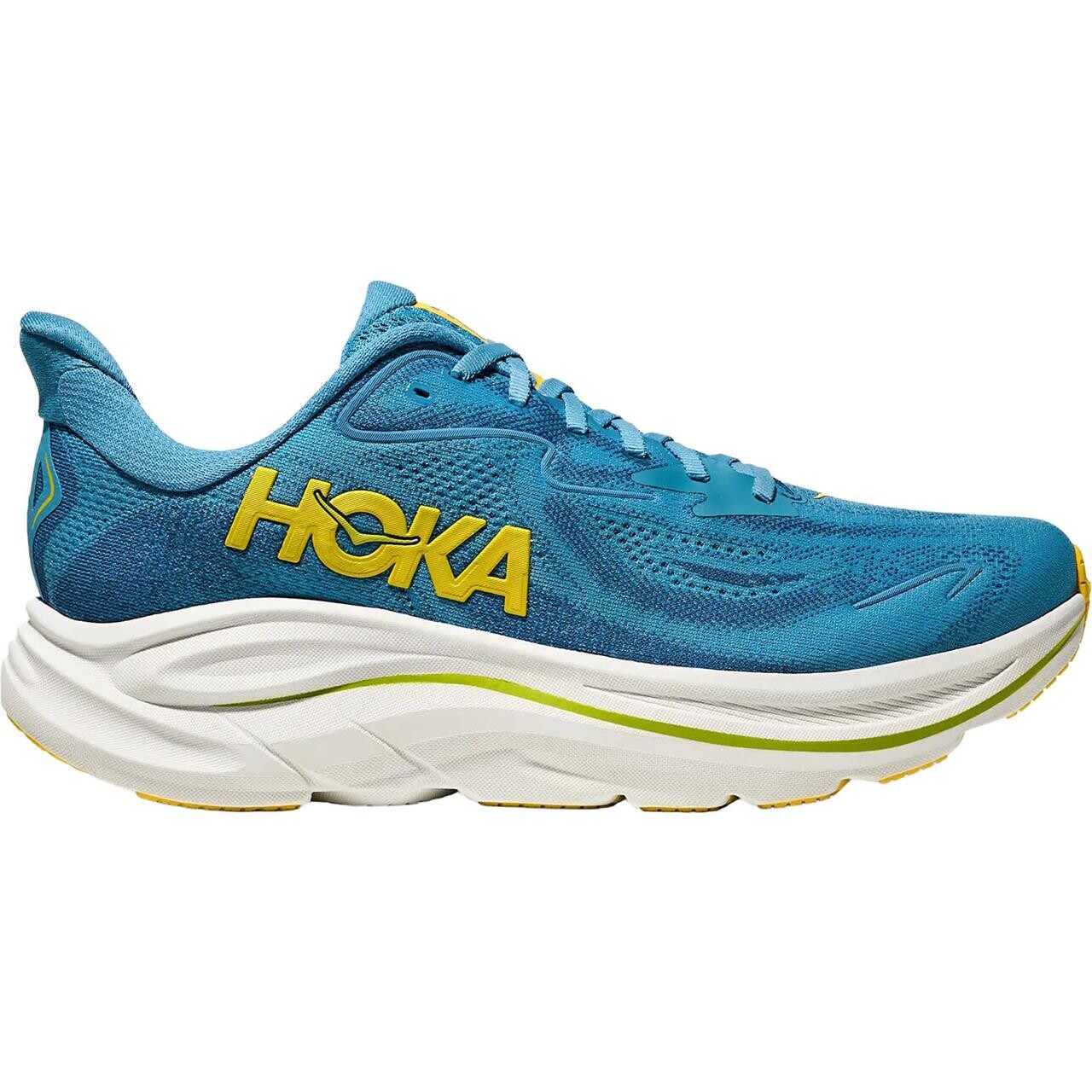 Hoka Mens Clifton 10 (Blå (ALPINE BLUE/FOGGY NIGHT) 47 1/3) billede